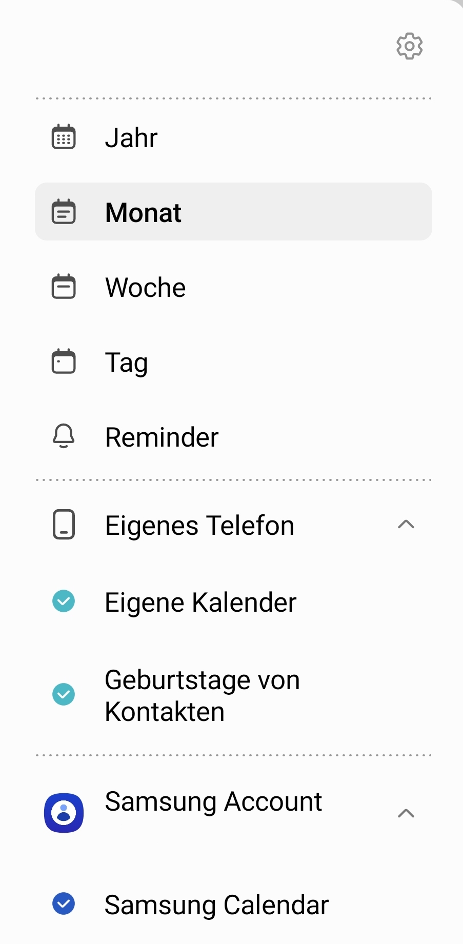 Kalender "Eigenes Telefon" in Samsung Kalender exportieren - Samsung Community