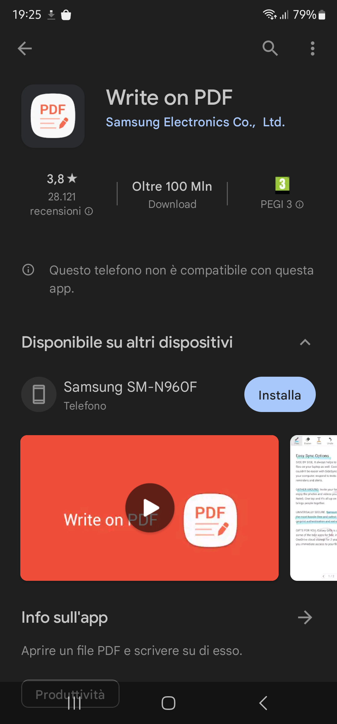 Scrivi su pdf - Samsung Community