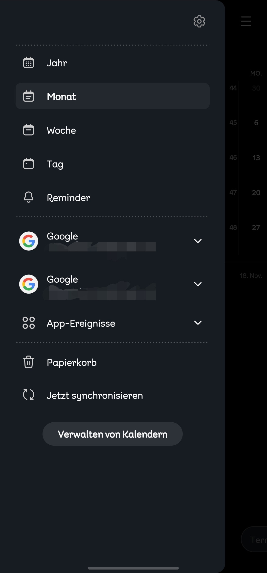 Samsung Kalender Widget Einstellungen 