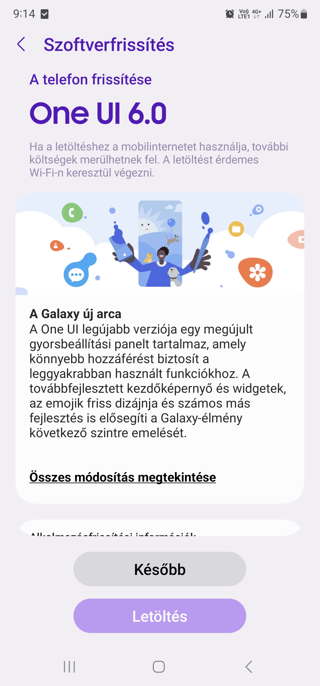 One Ui 6 Frissítés - Samsung Community