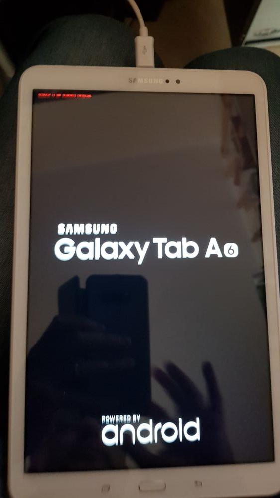 problema blocco schermo tablet A6 - Samsung Community
