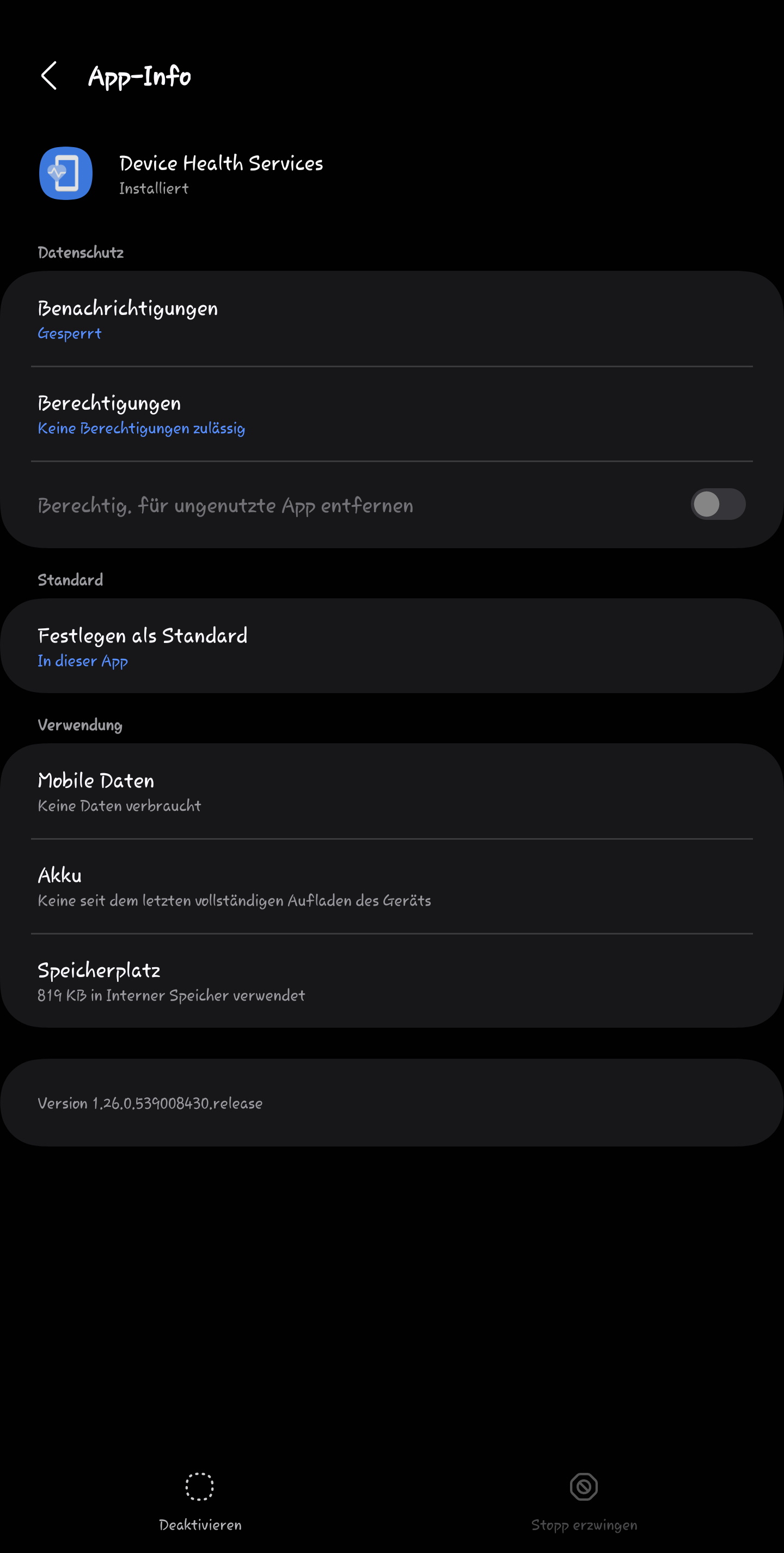 Gelöst Device health services Seite 2 Samsung Community