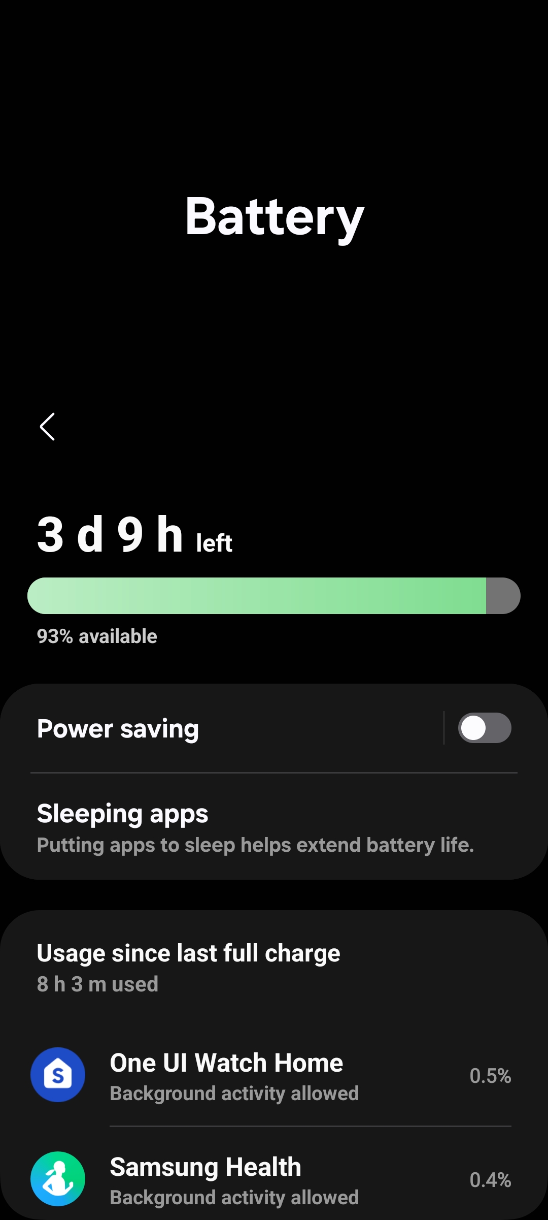 Galaxy watch 6 battery life Samsung Community