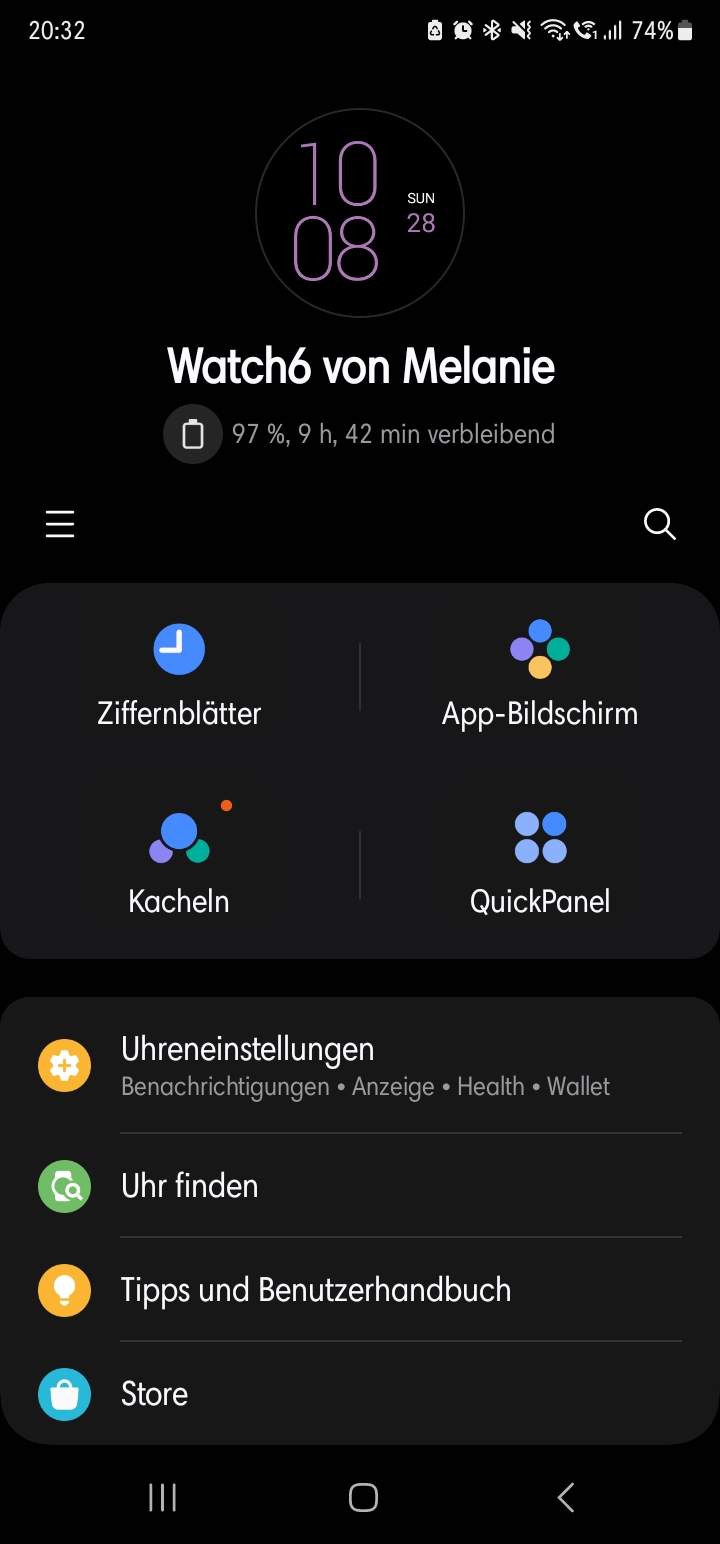 Galaxy watch 6 40 MM LTE AKKULAUFZEIT Samsung Community