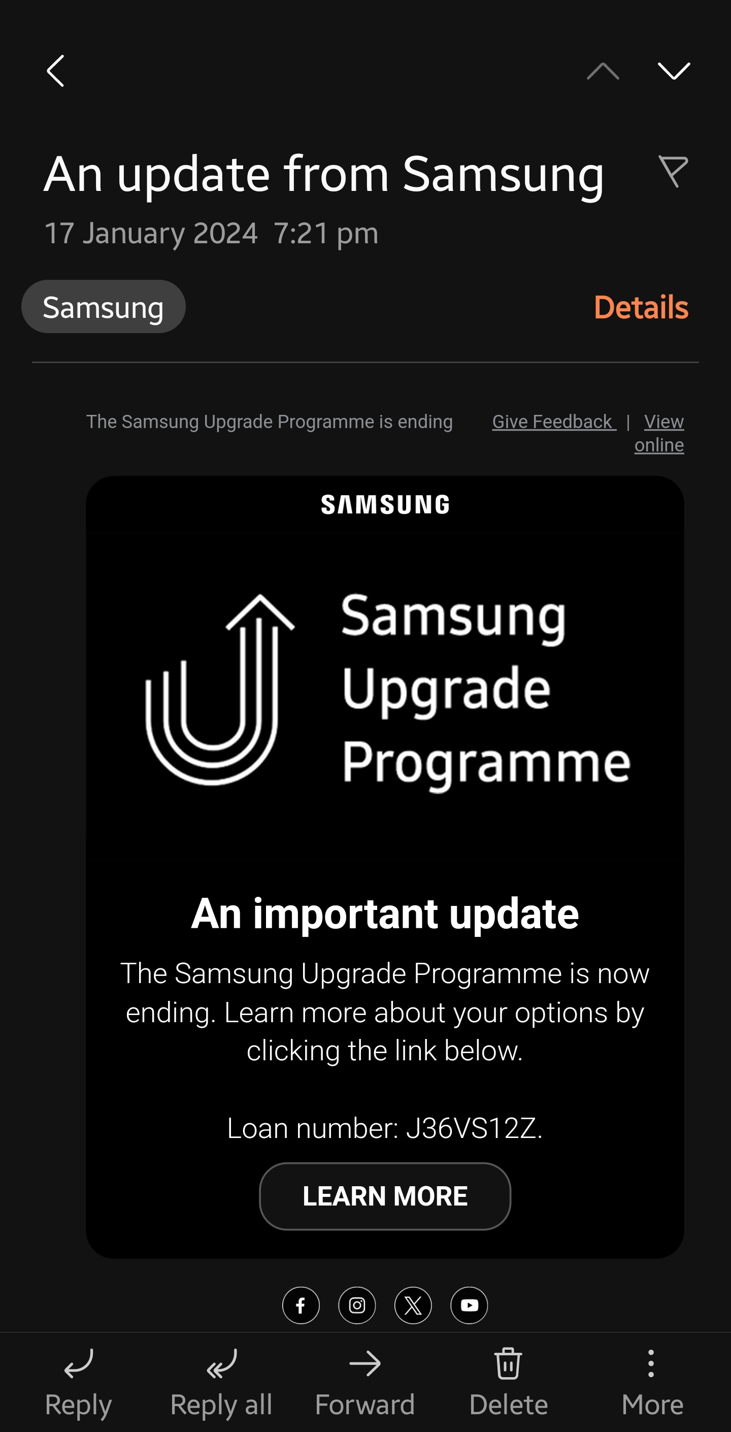 Upgrade Program Samsung Community