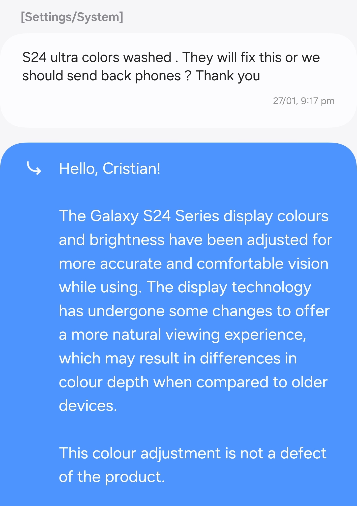 S24 Ultra washed out colours - Samsung Community