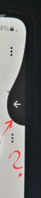 What is that black disturbing sliding phenomenon at the screen of Samsung A52 5g Screenshot 1.jpg