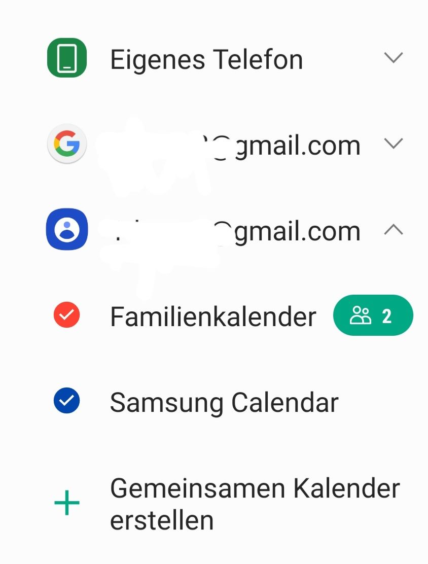 Samsung Lokaler Kalender 