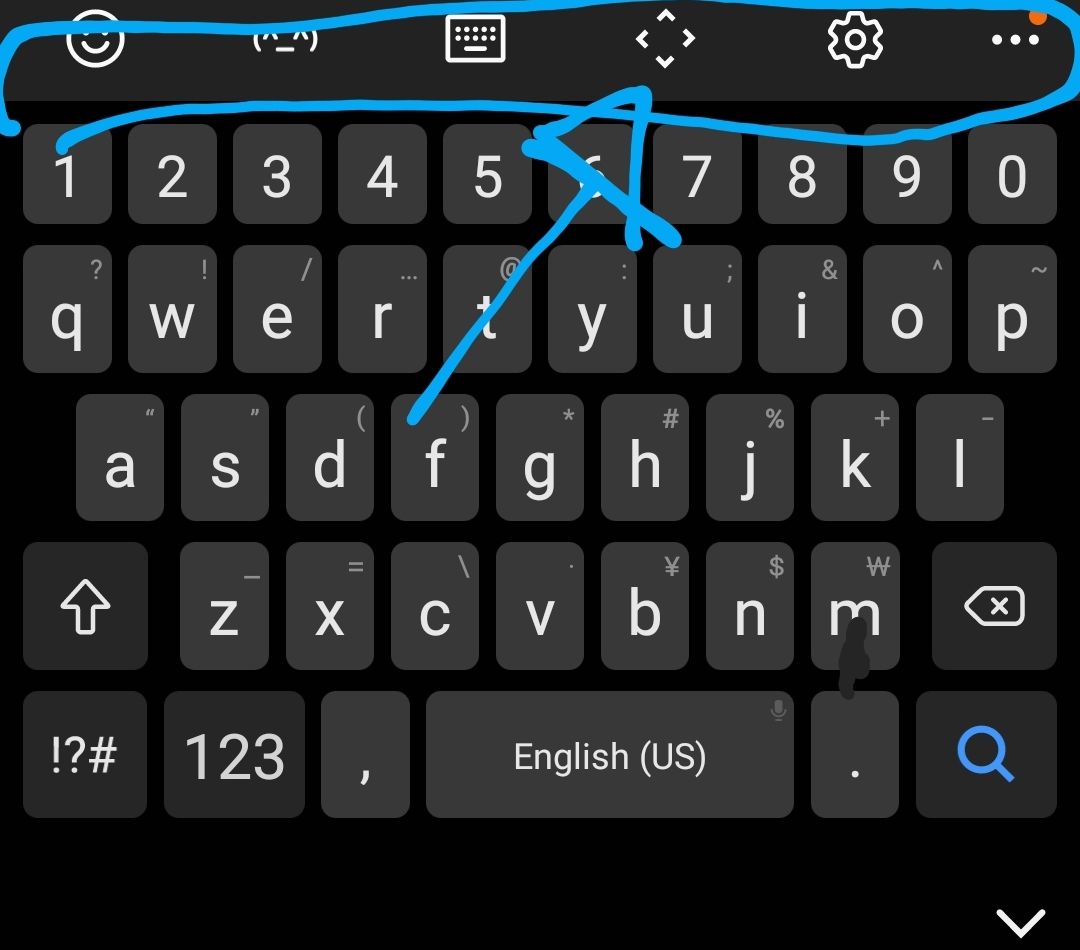 Como quitar barra de herramientas del teclado - Samsung Community