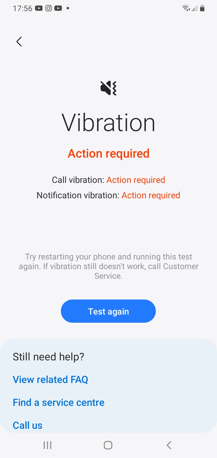 Solved Samsung A10 Vibration has suddenly stopped working Samsung