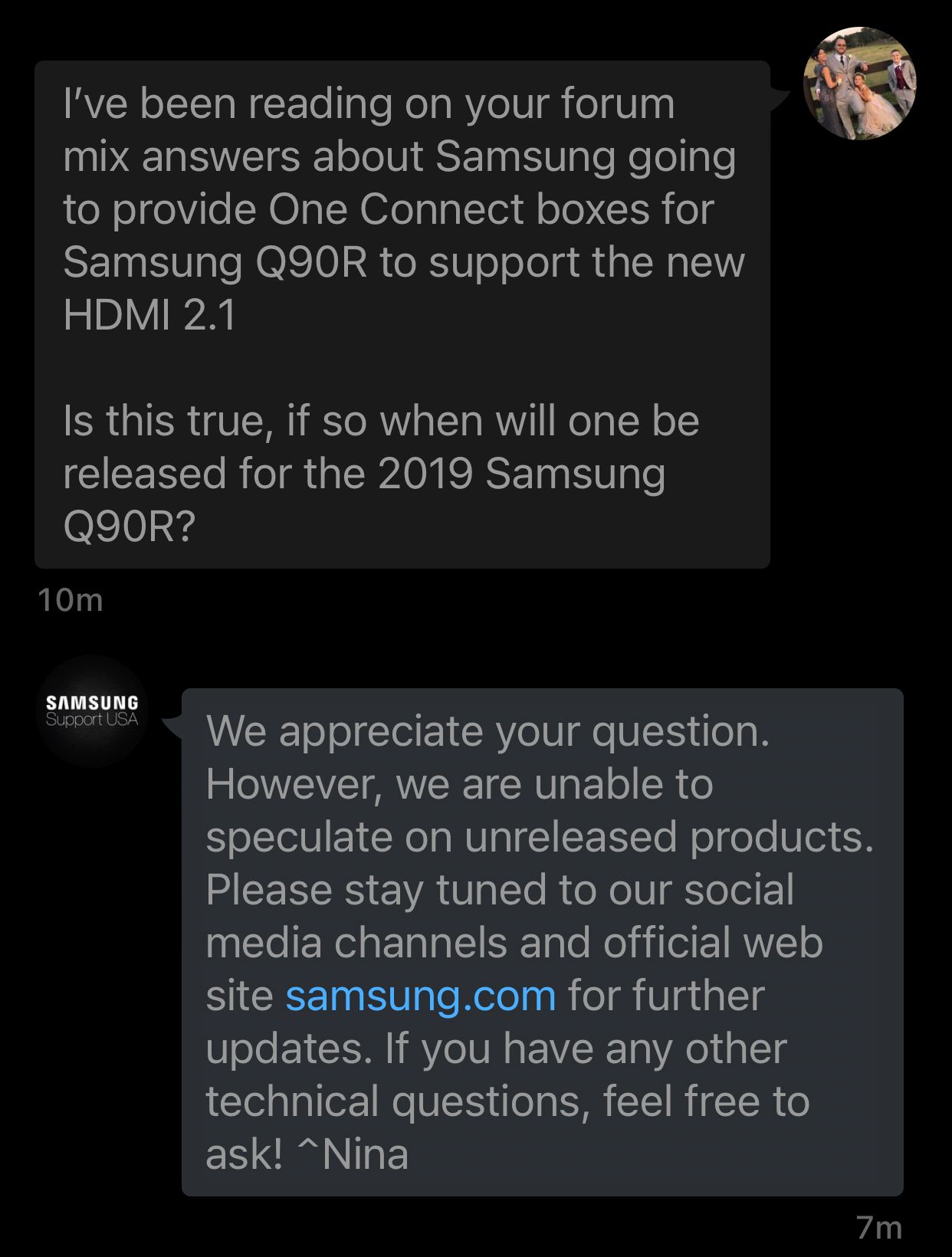 New connect box with 2.1 hdmi upgrade - Samsung Community