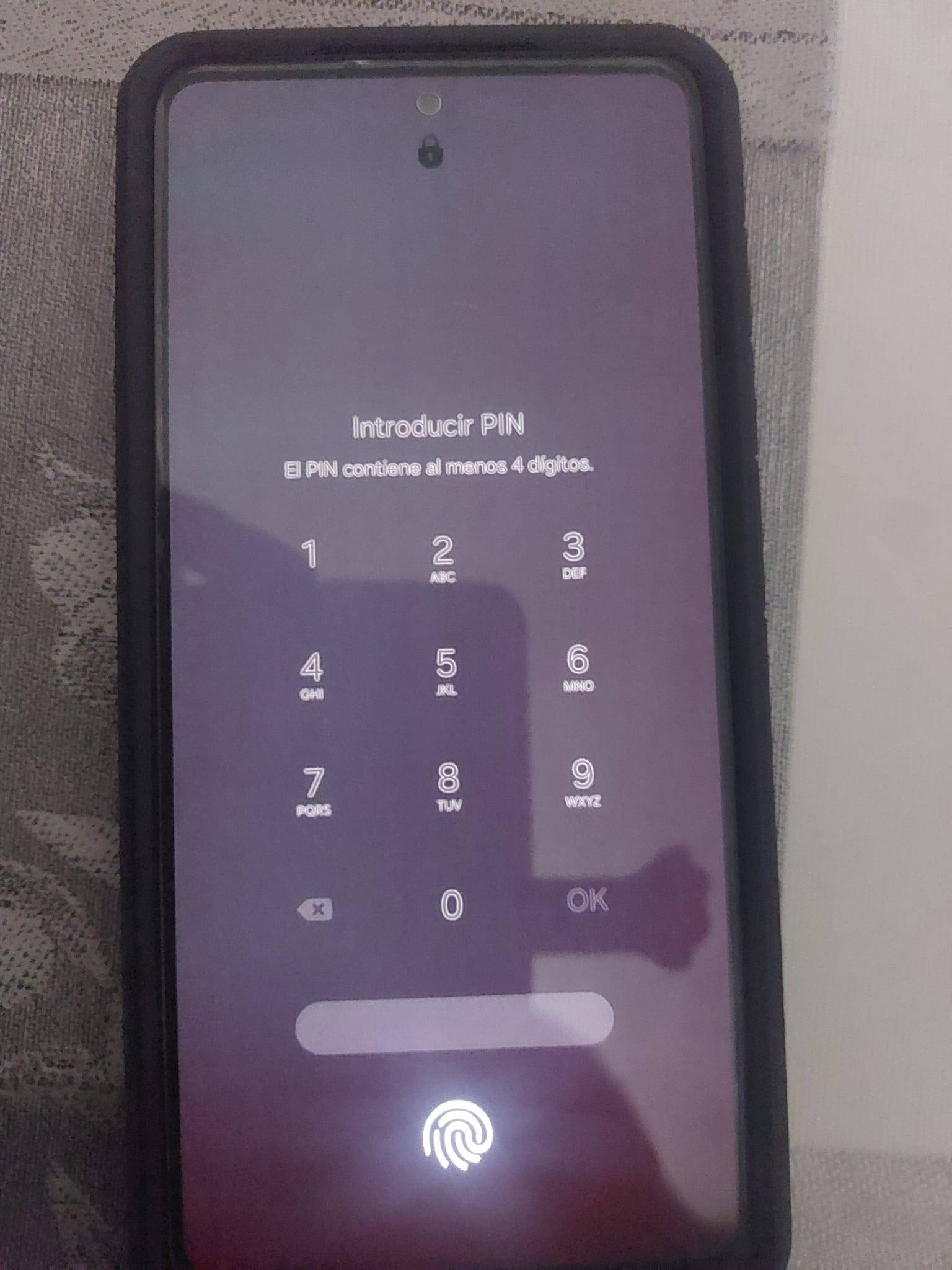 Galaxy a52s bug al desloquear pantalla con el pin en el modo noche - 