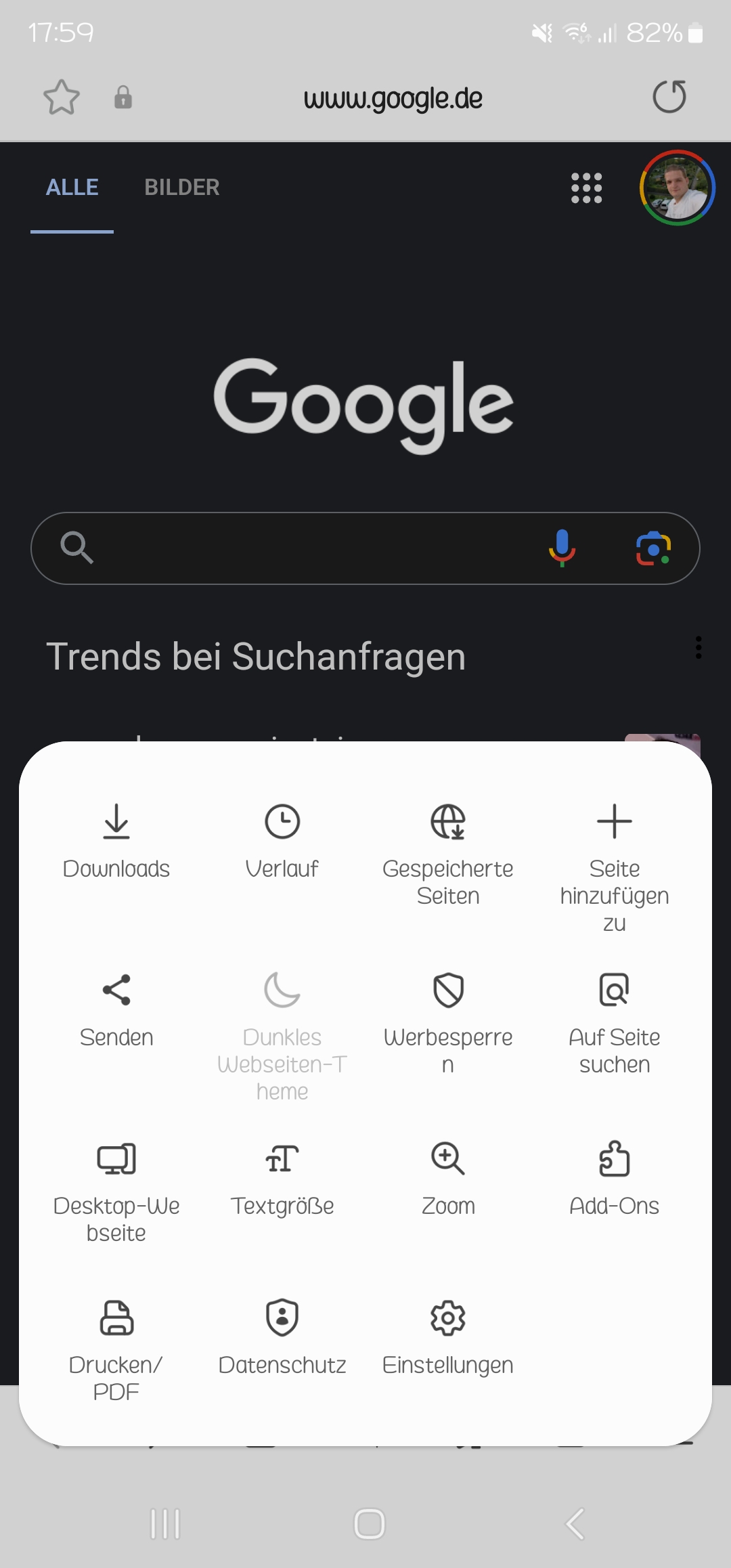 Samsung Browser (Dark Mode ausschalten) Samsung Community
