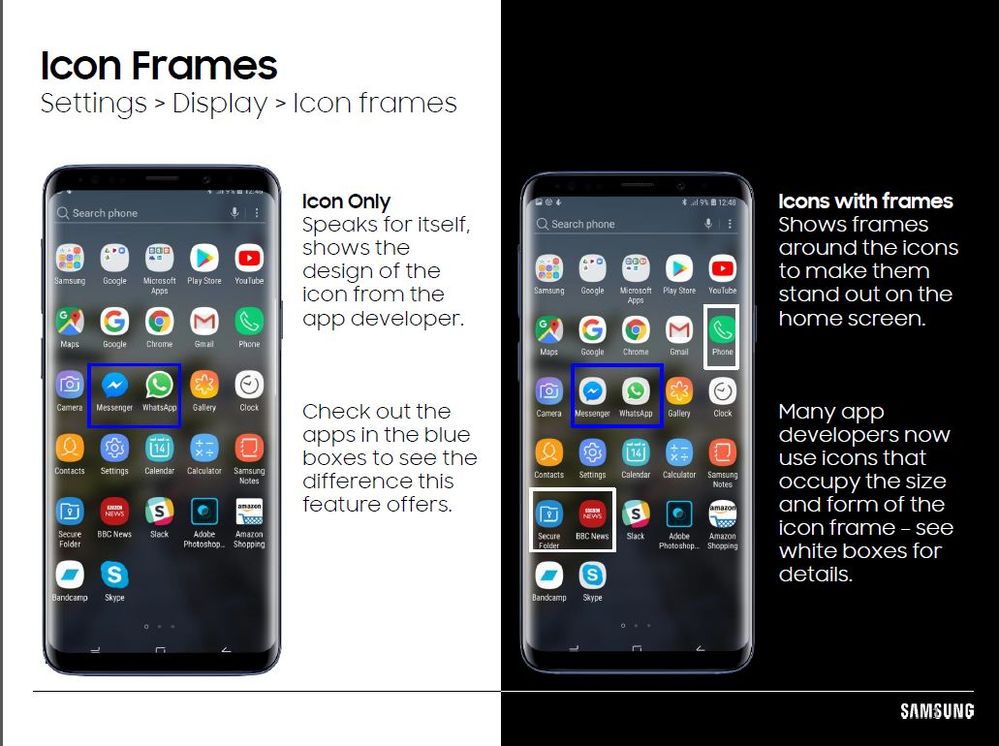 Icon Frames - Samsung Community