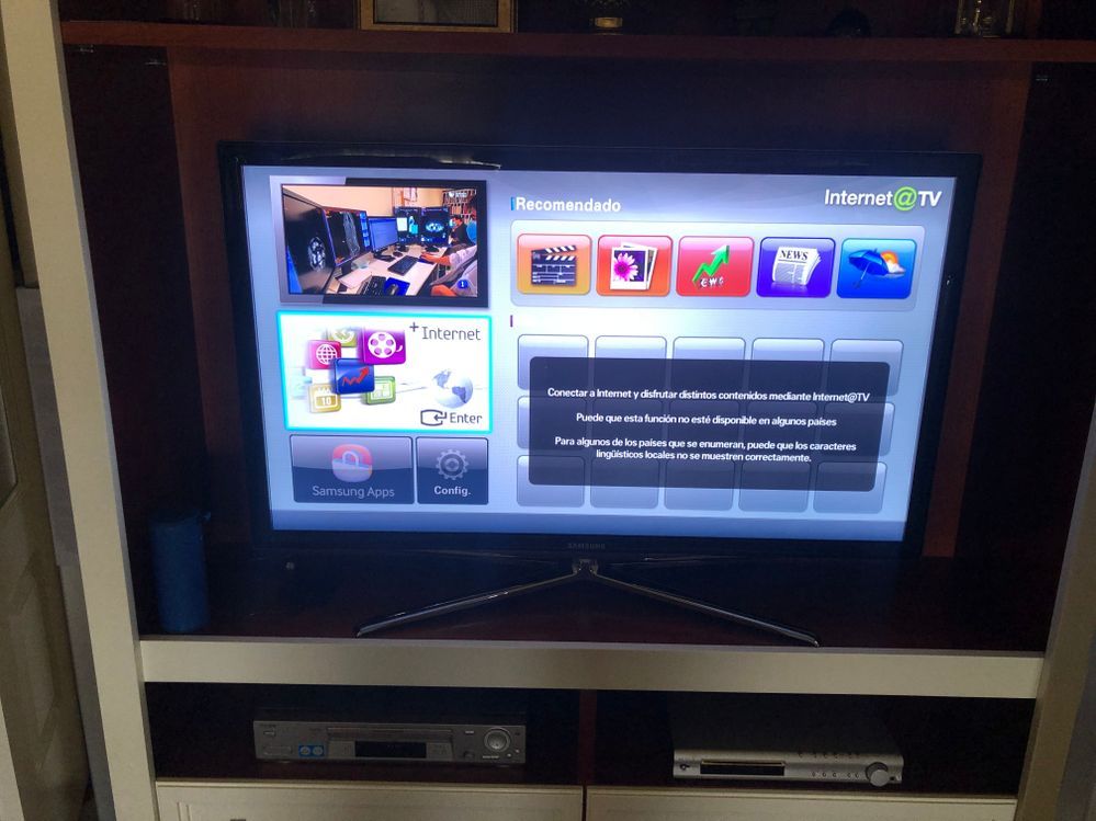 Solved: UE46C7000WW Internet@TV not working - Samsung Community