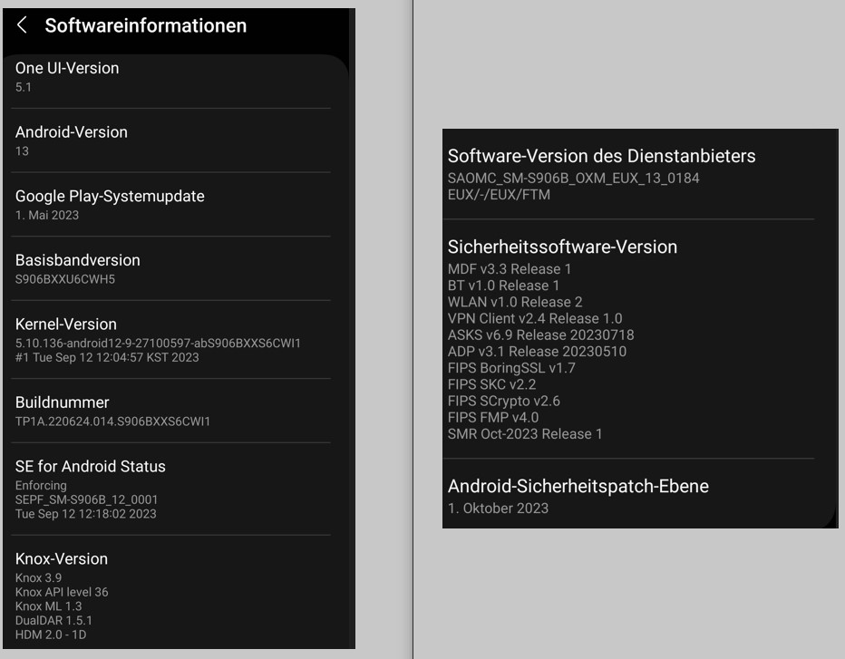 Wie erkenne ich was für ein Ländercode/Branding mein Samsung hat ...
