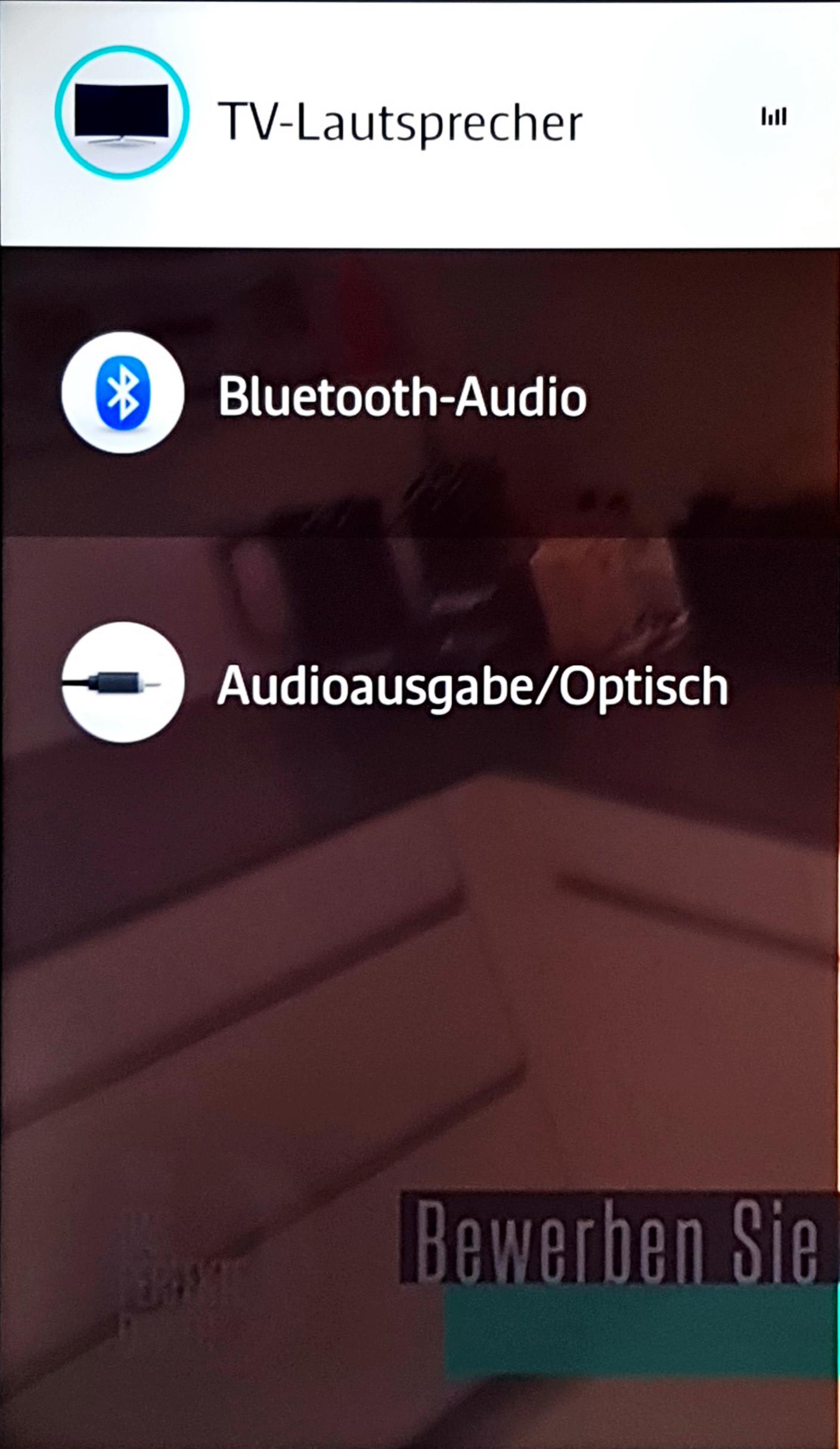 Gelöst Kein DTS bzw. Dolby Digital auswählbar bei Samsung UE55JU7090