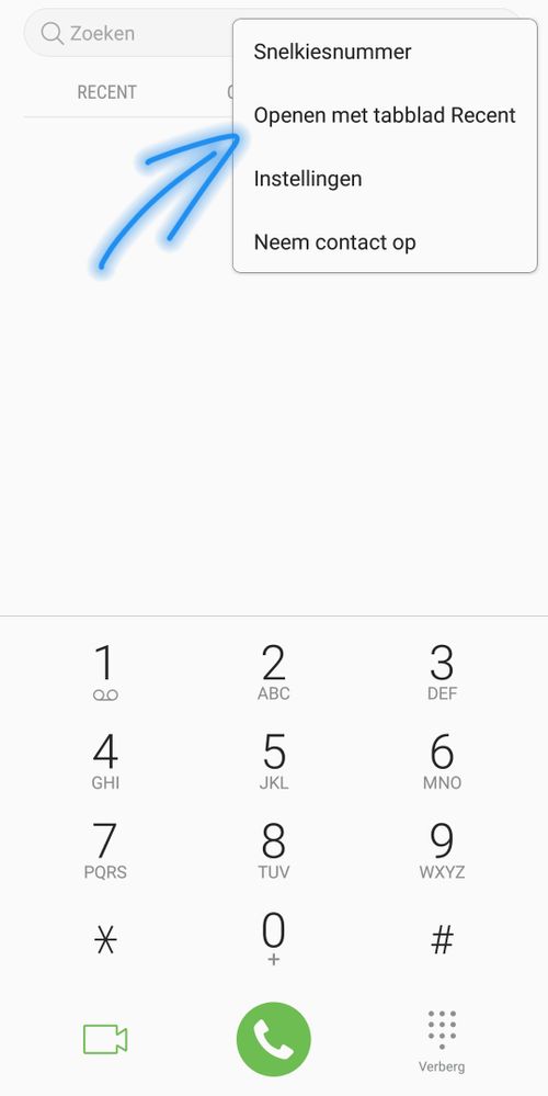 Wortel Manga bedelaar Opgelost: Bij openen telefoon app wil ik graag contacten zien ipv toetsenbord  Samsung A5 2017 - Samsung Community