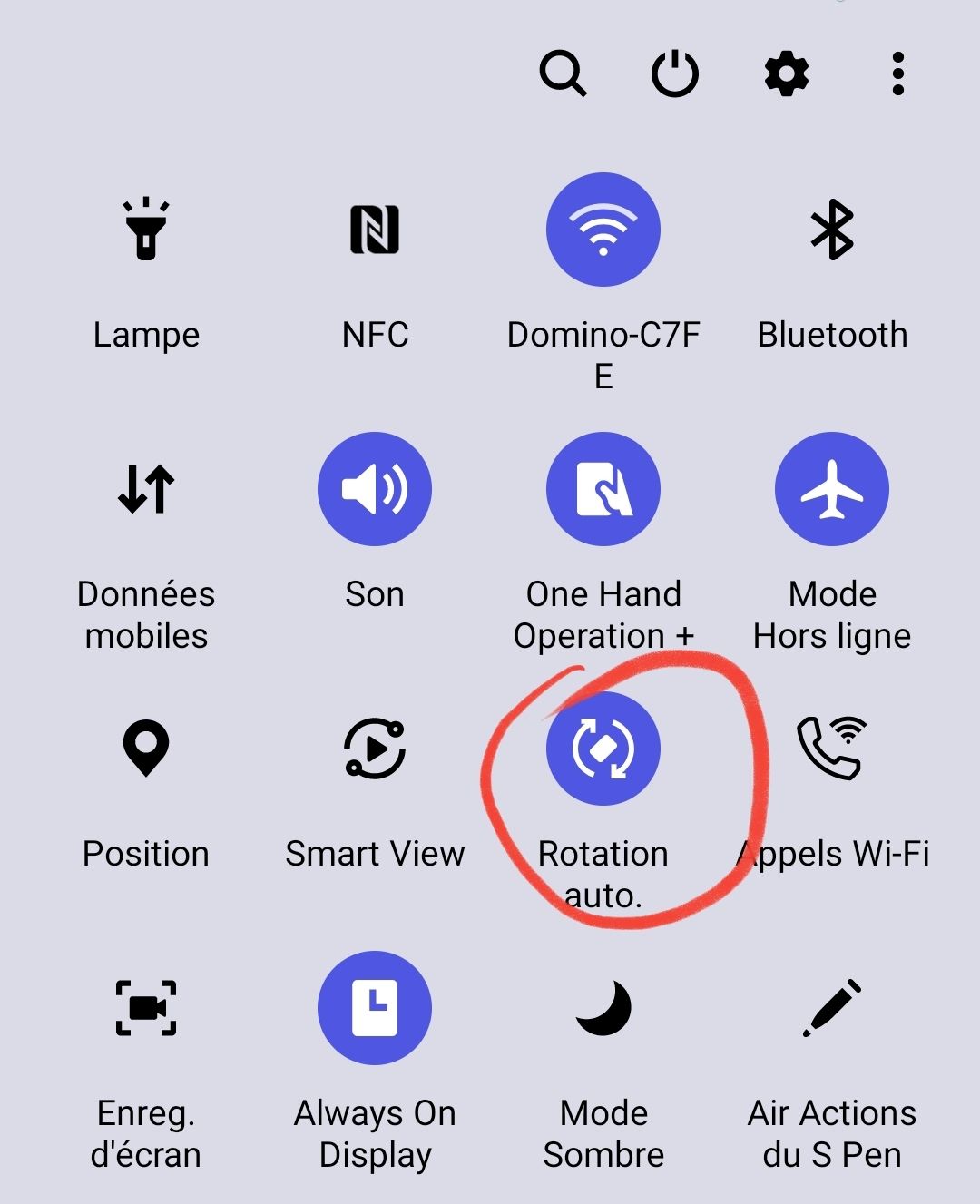 Résolu : rotation automatique de l'écran - Samsung Community