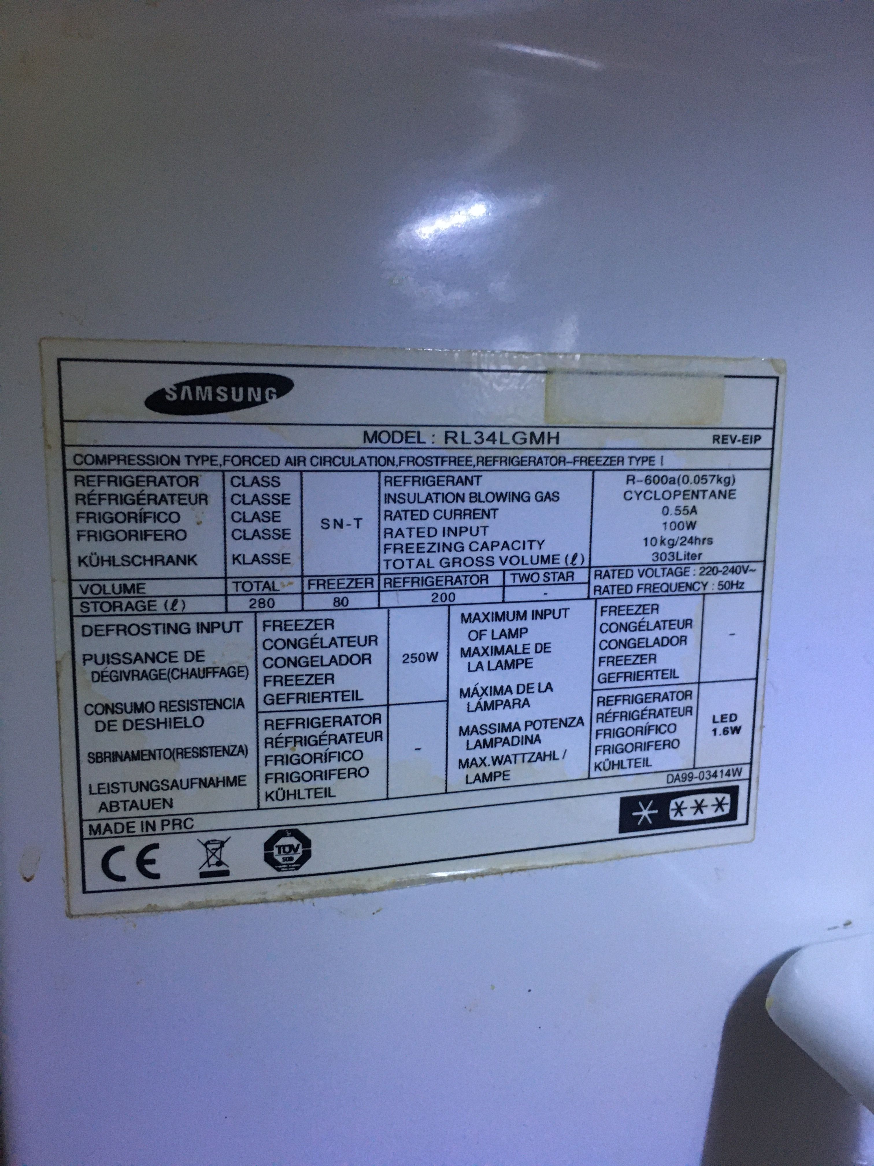 Samsung Rl34 Lgmh Fridge Not Cooling Samsung Community