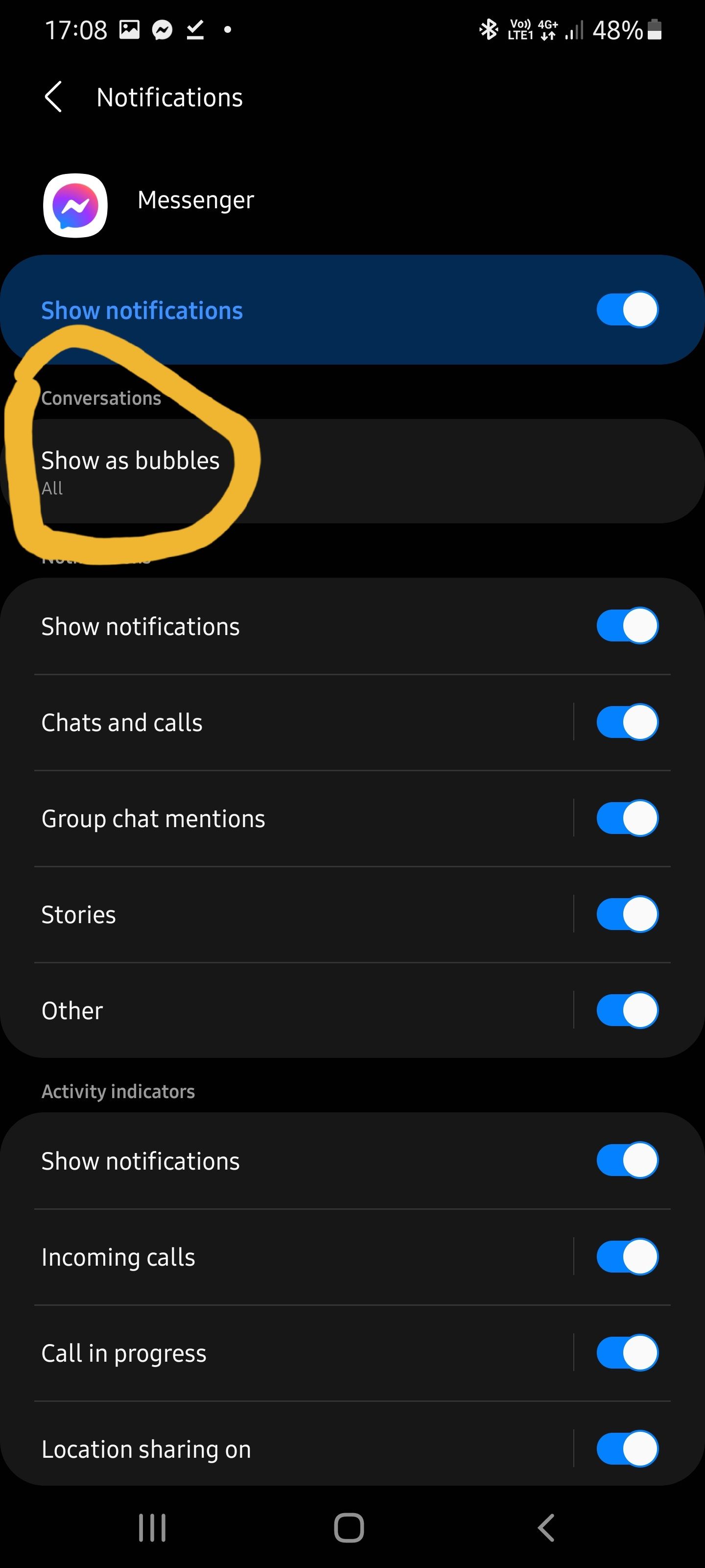 Solved: Facebook chat heads/bubbles. - Samsung Community