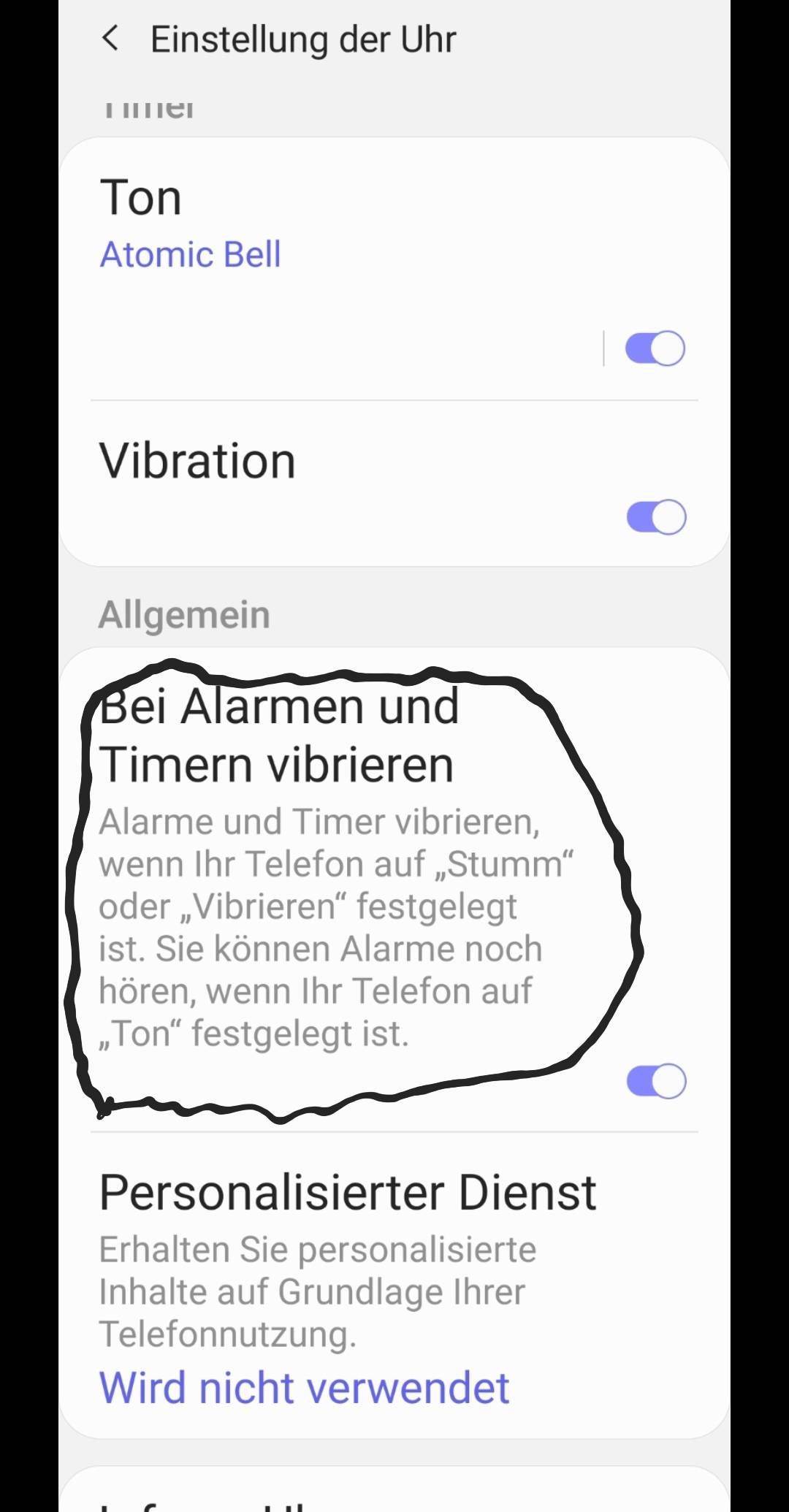 Gelst: Kein Ton beim Alarm des Weckers! - Samsung Community