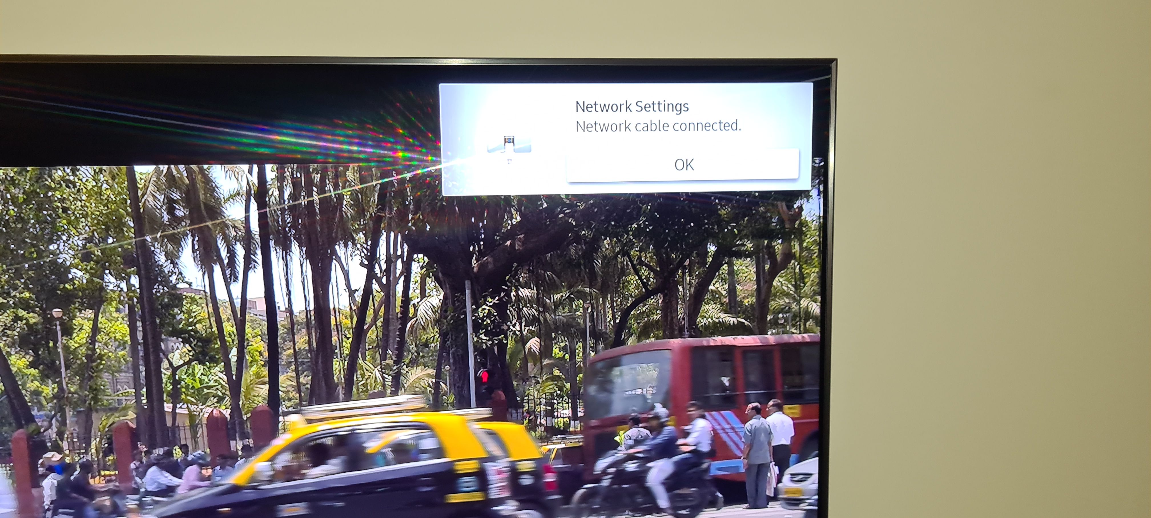 Network Cable Connected" Notification. - Samsung Community