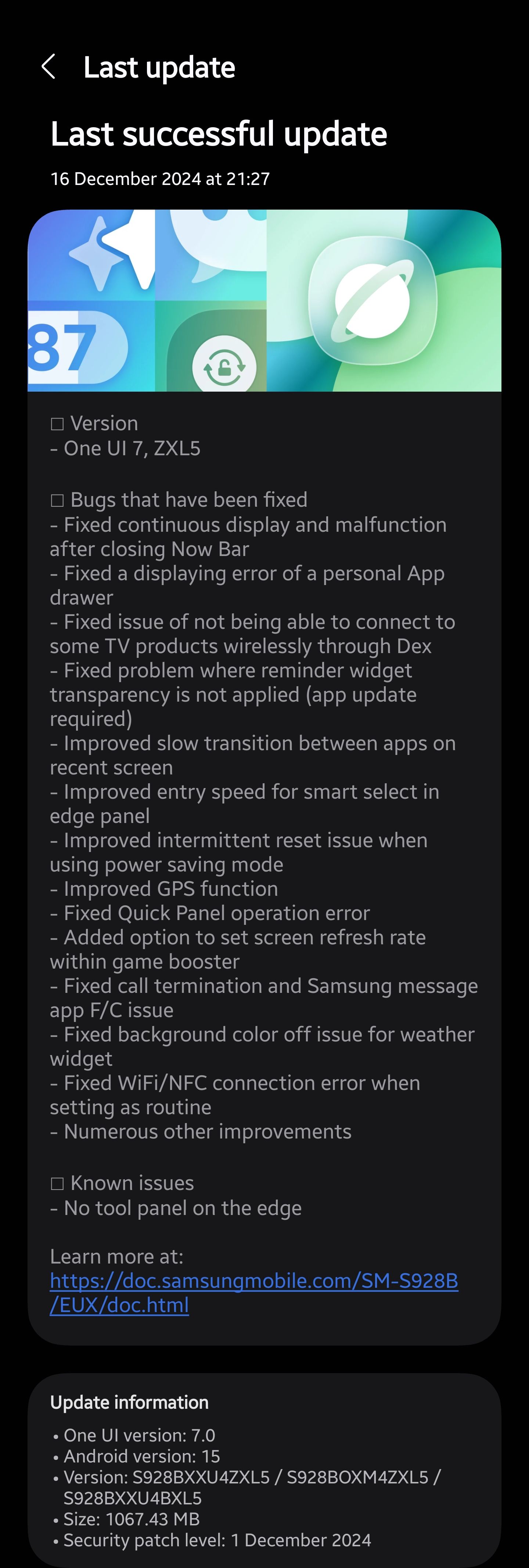 System Update - Samsung Community