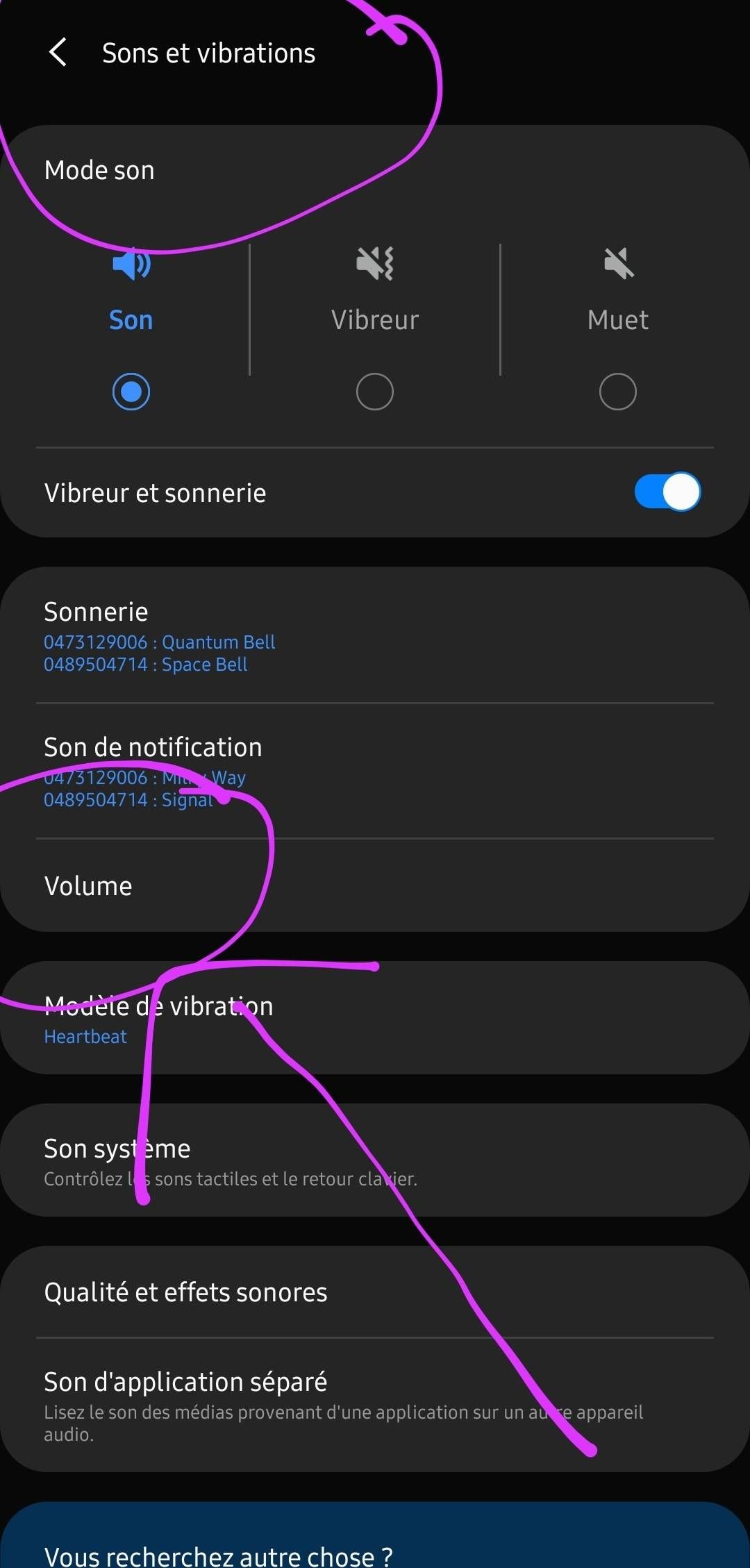 volume de l'alarme Samsung Community