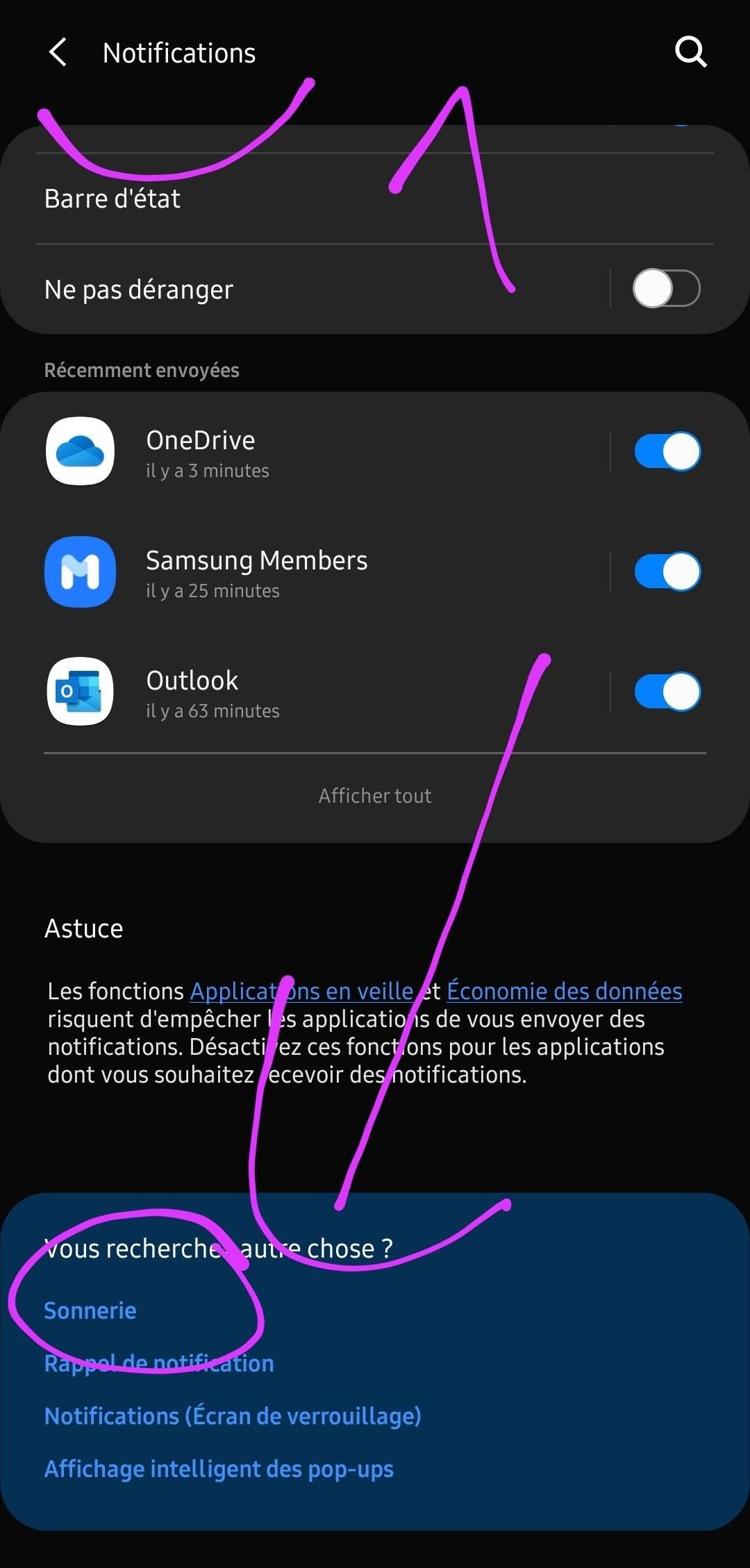 volume de l'alarme Samsung Community
