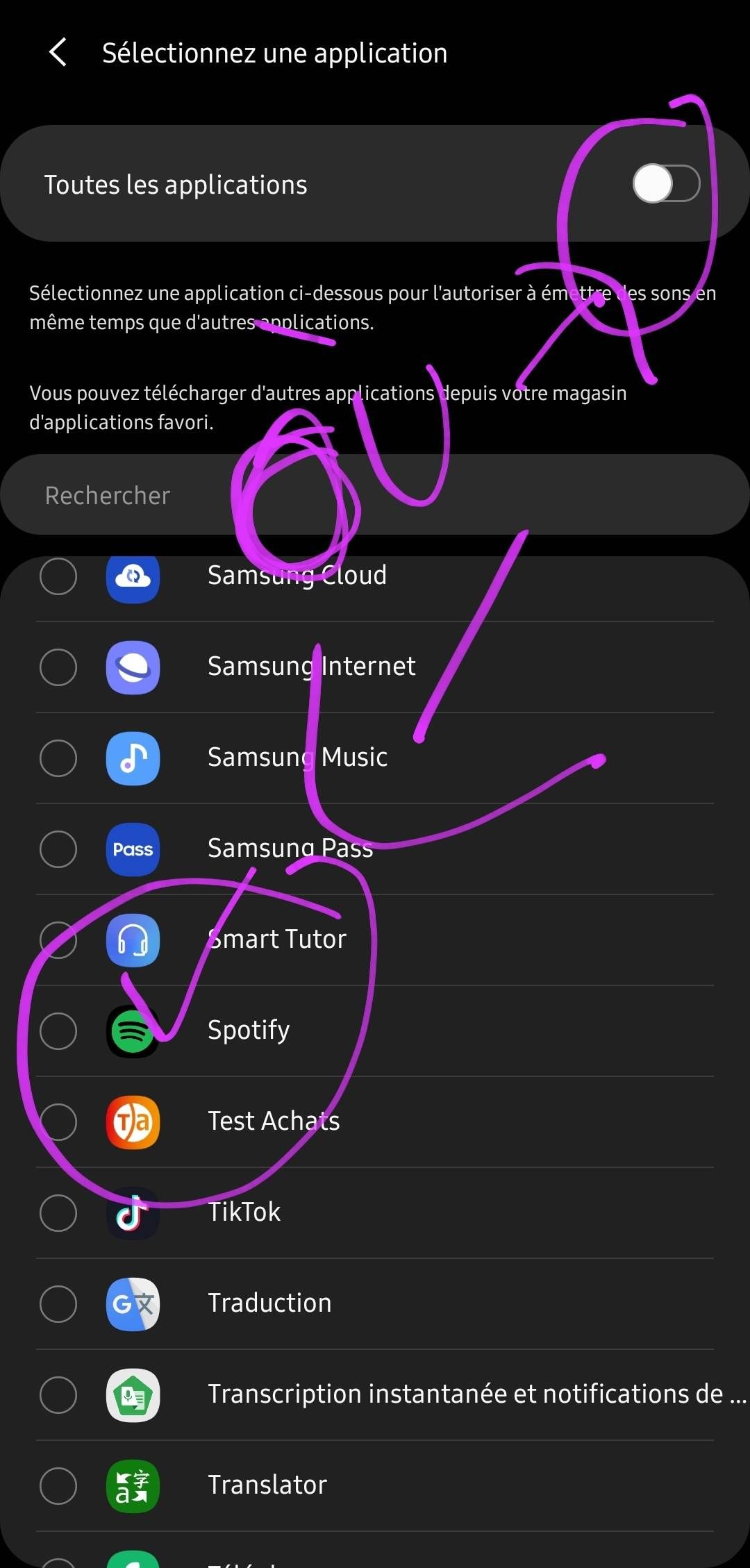 volume de l'alarme Samsung Community