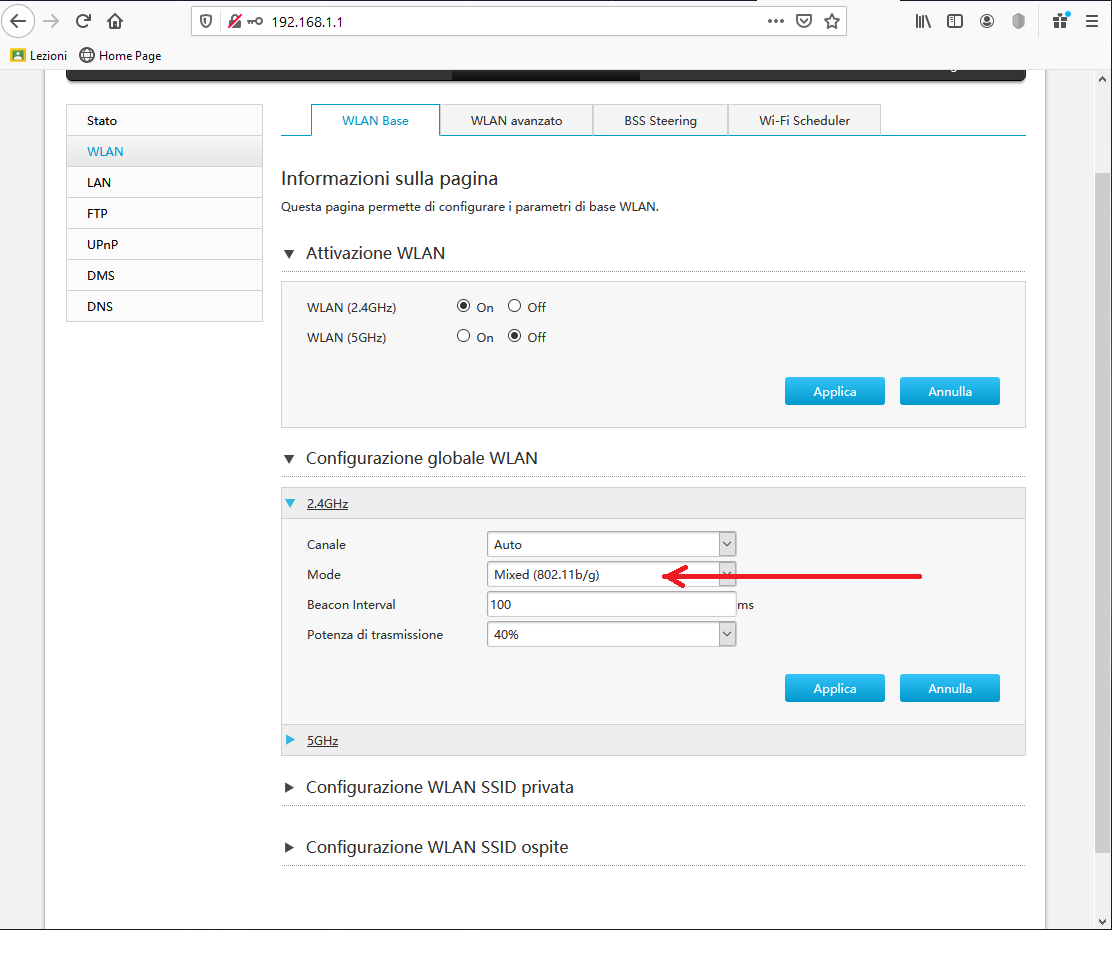 Problemi Connessione LAN tv Samsung con modem TIM Smart HB + - Samsung ...