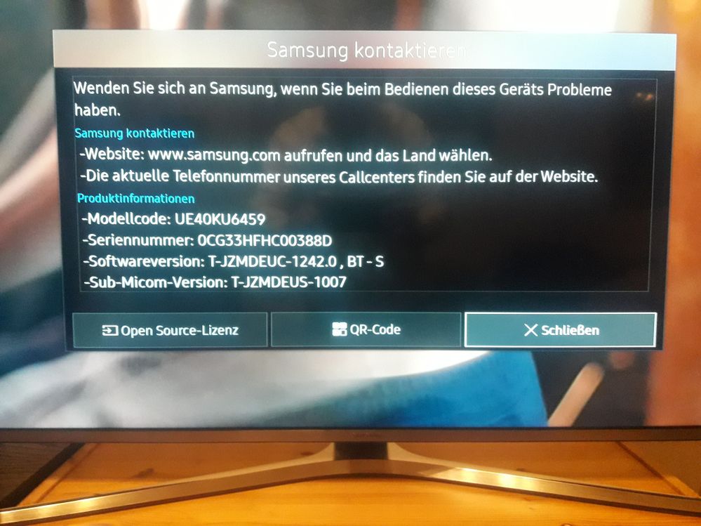 Datenschutzeinstellungen Fernsehprogramme - Samsung Community