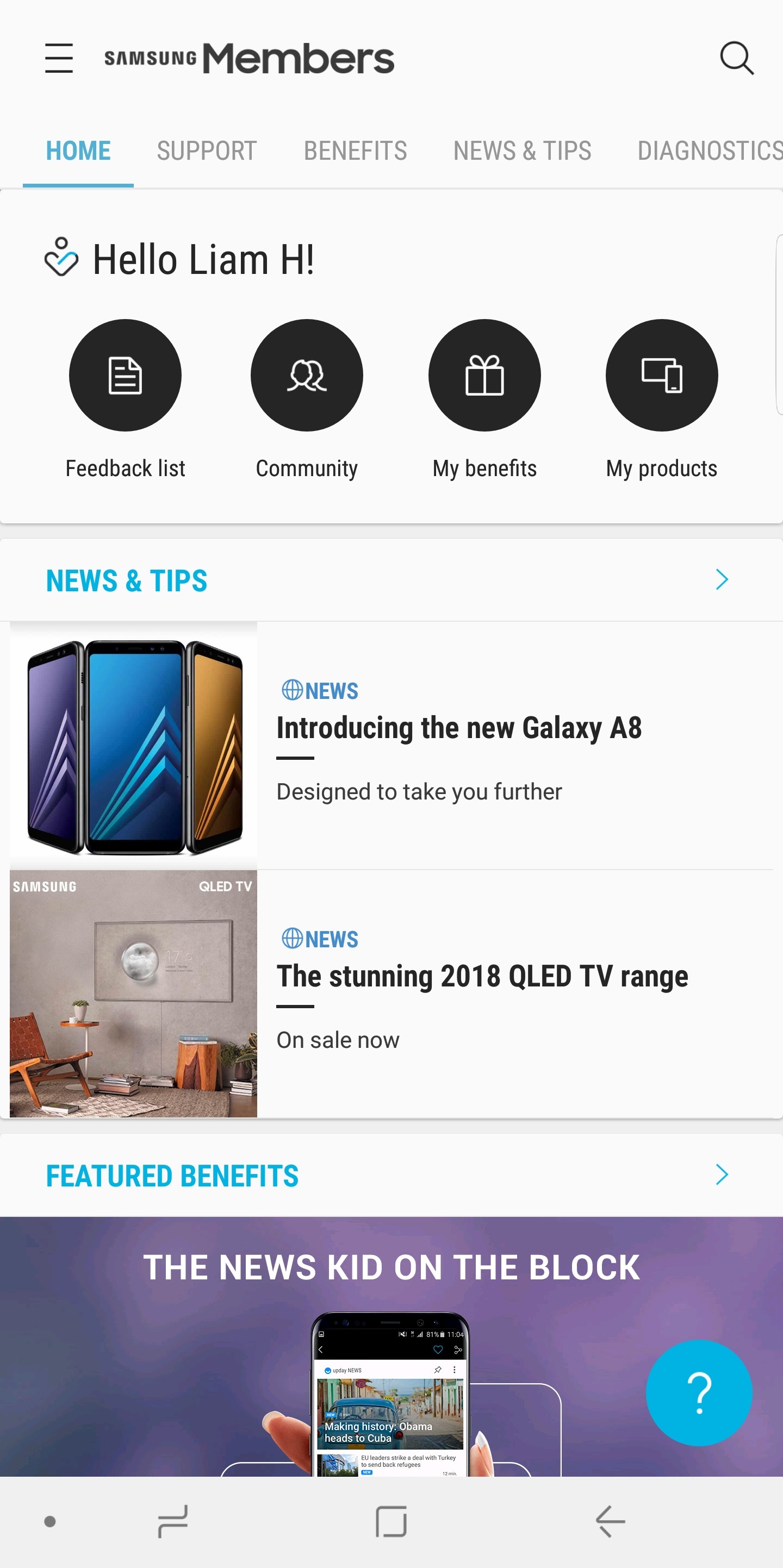 Solved: Samsung Members app - Error Reporting - Samsung ...