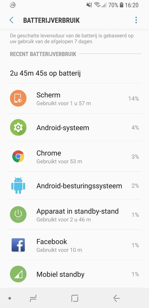 Opgelost: Batterij Galaxy s9 - Samsung Community