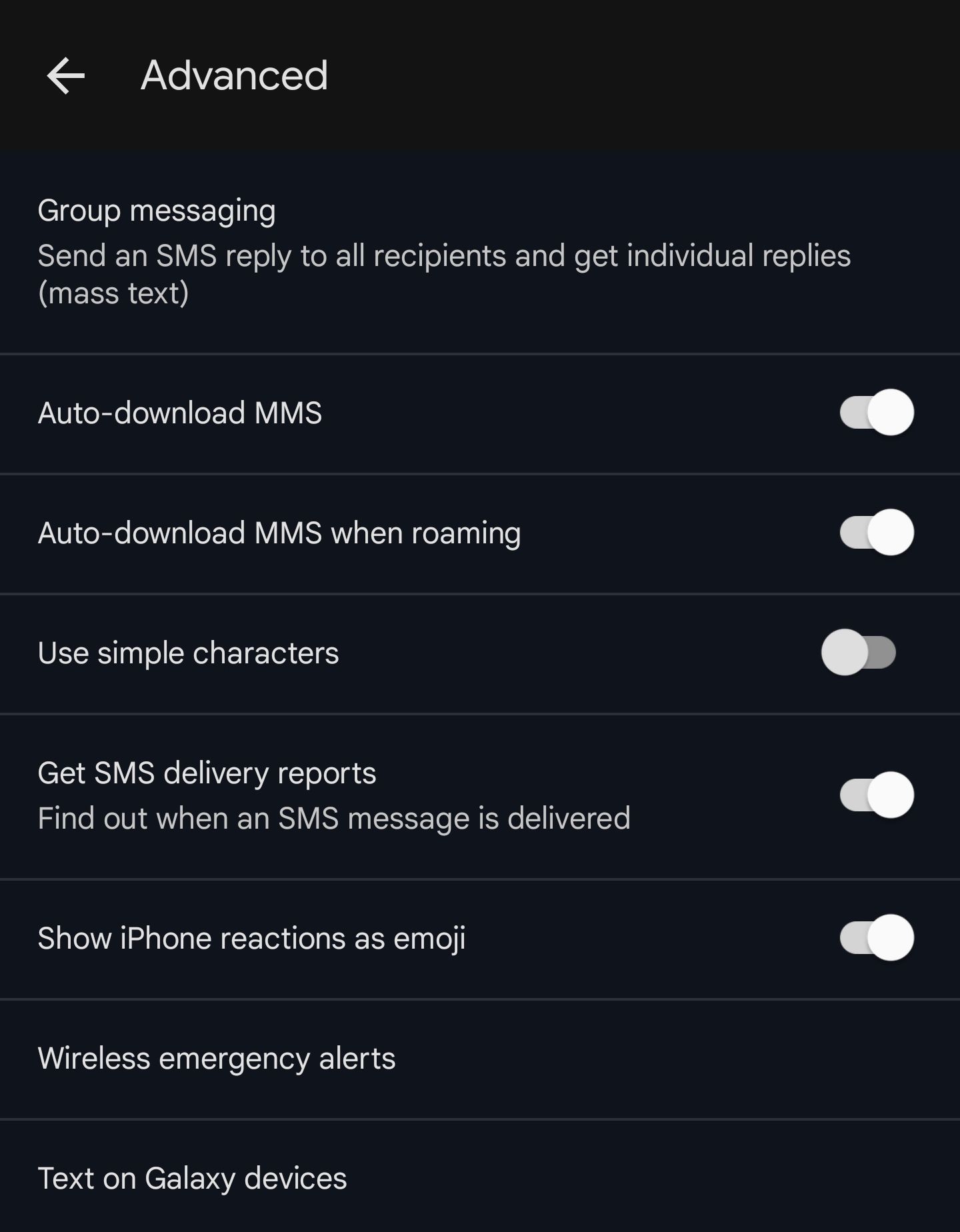 GOOGLE MESSAGES CAN T SEND SMS visual data 4