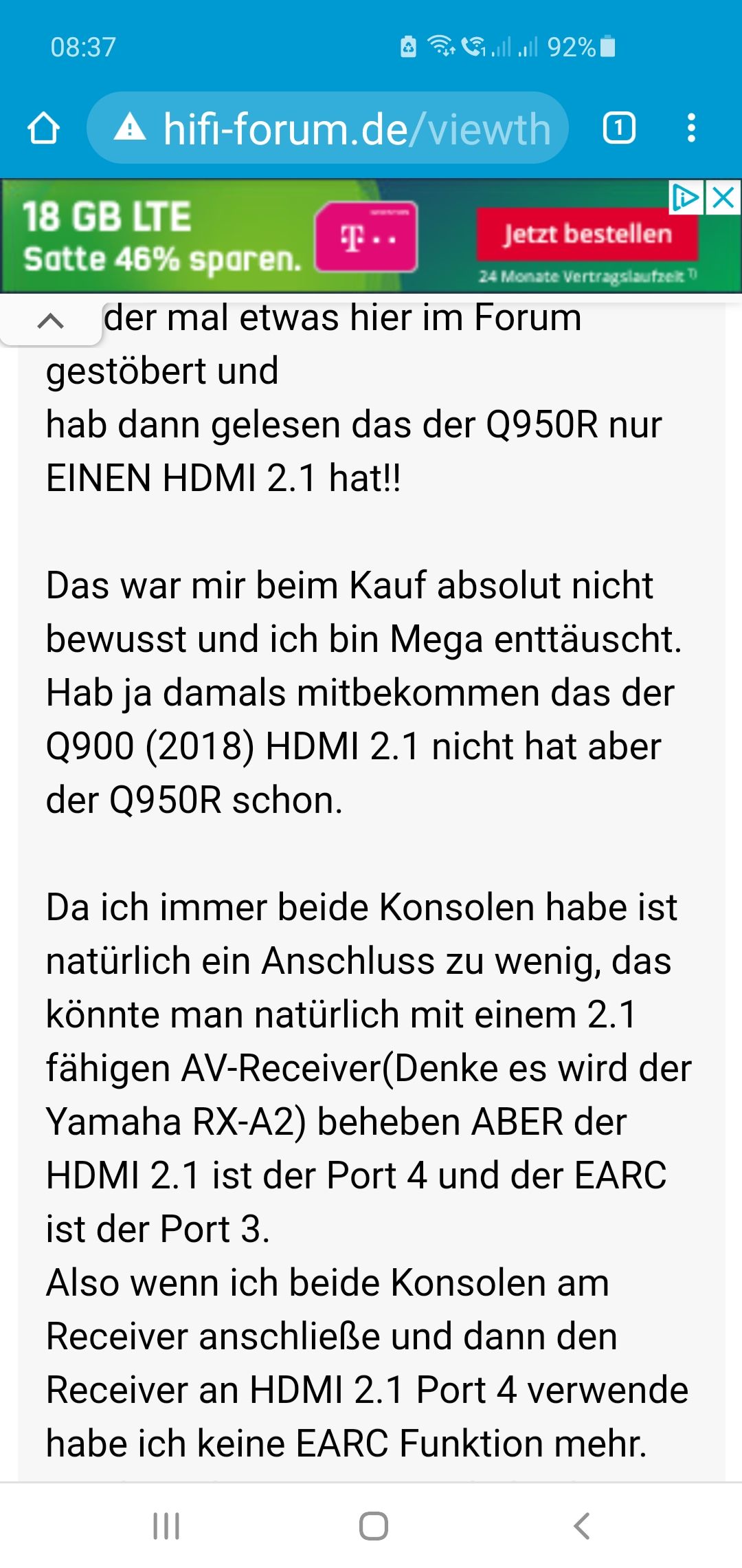 Q950R welcher HDMI 2.1 Samsung Community