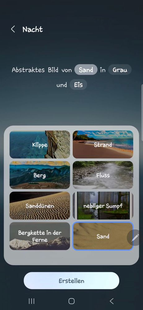 Generierung KI-Hintergrund