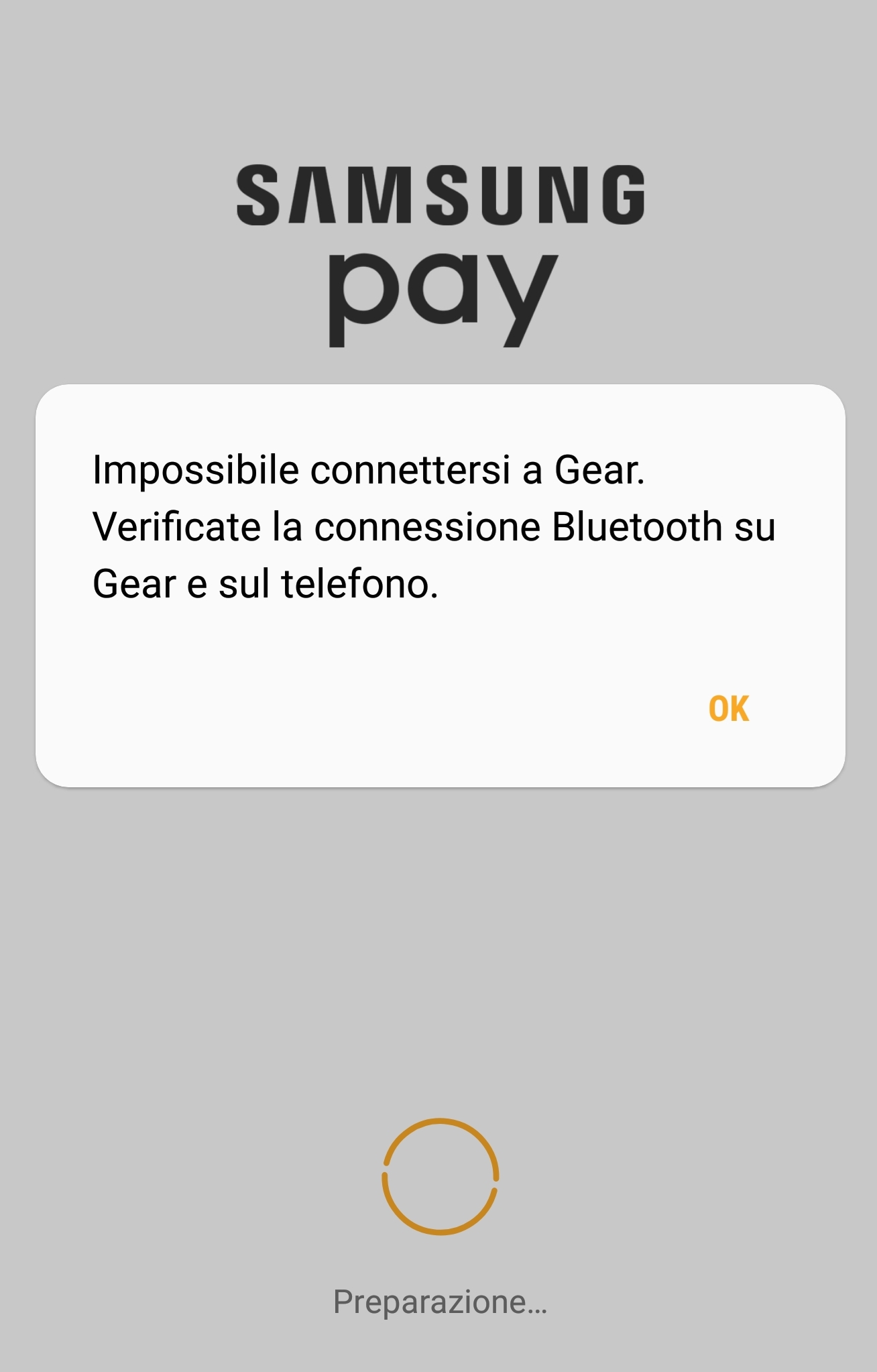 Samsung Pay Gear S3 Problemi connessione - Samsung Community