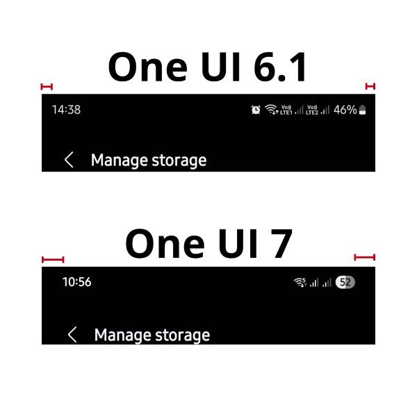 One UI 7 bad icon display + battery - Samsung fix it ! - Samsung Community