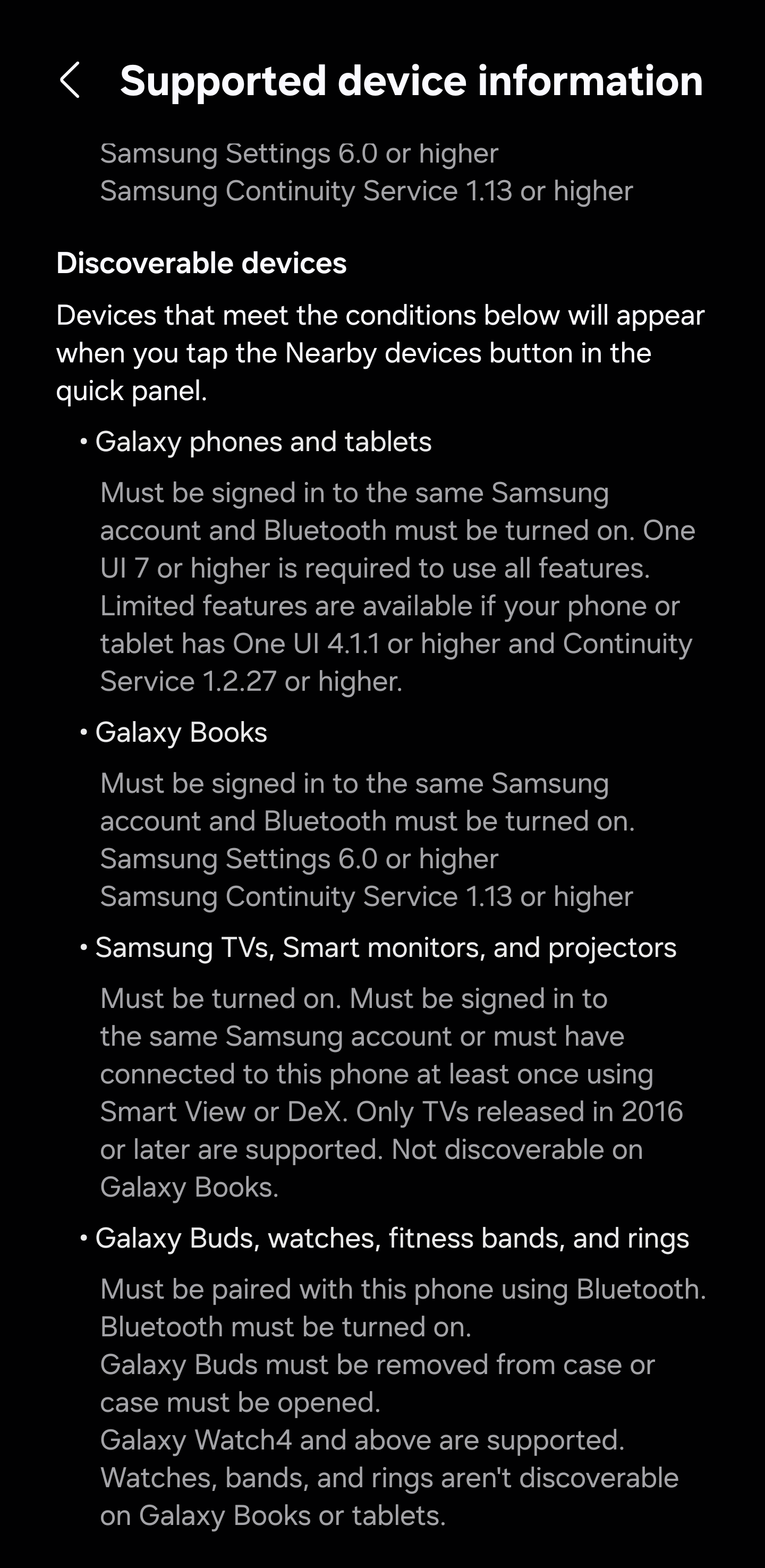 Quick Share Nearby Share Samsung Community