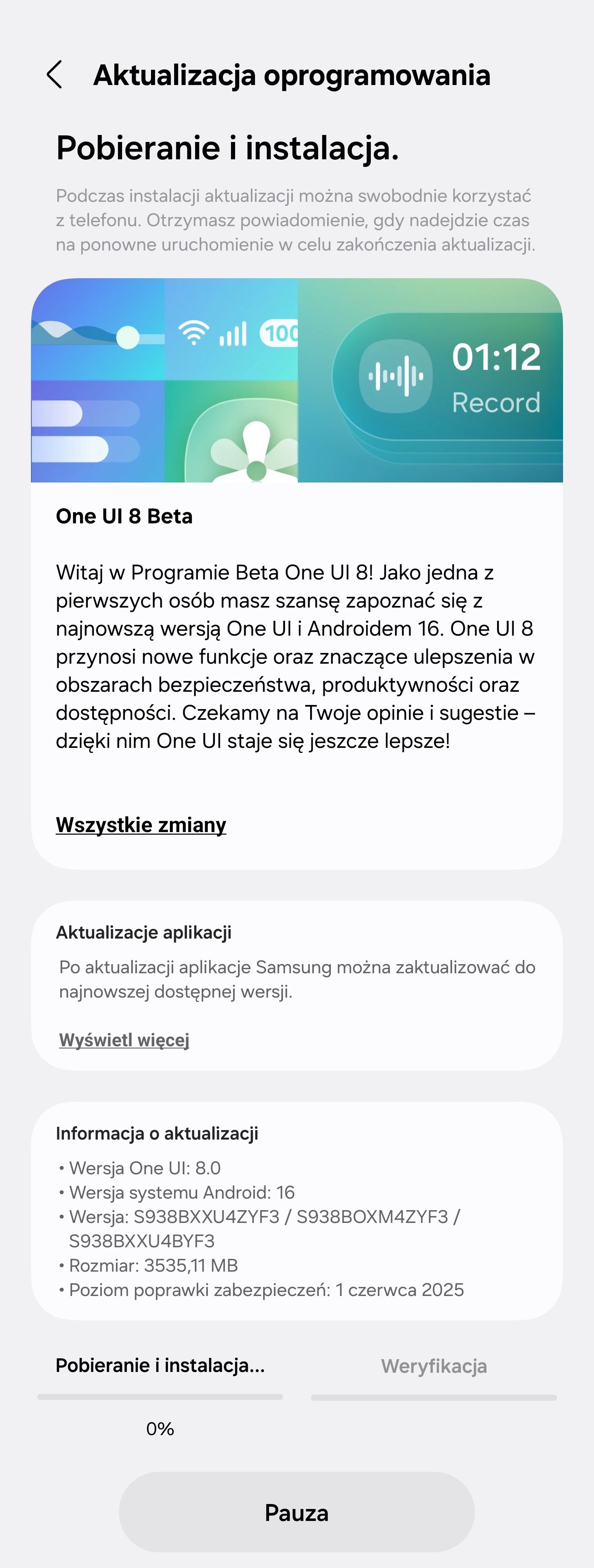 Rozwiązano: [Informacja] Wystartował program One UI 8 Beta dla modeli ...