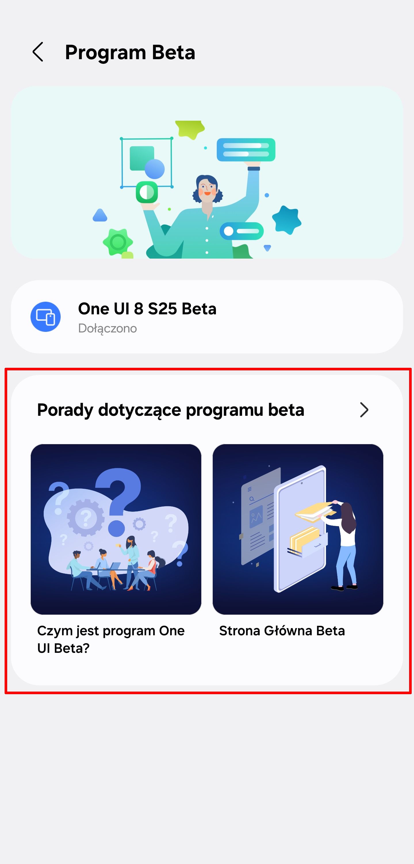 Rozwiązano: [Informacja] Wystartował program One UI 8 Beta dla modeli ...
