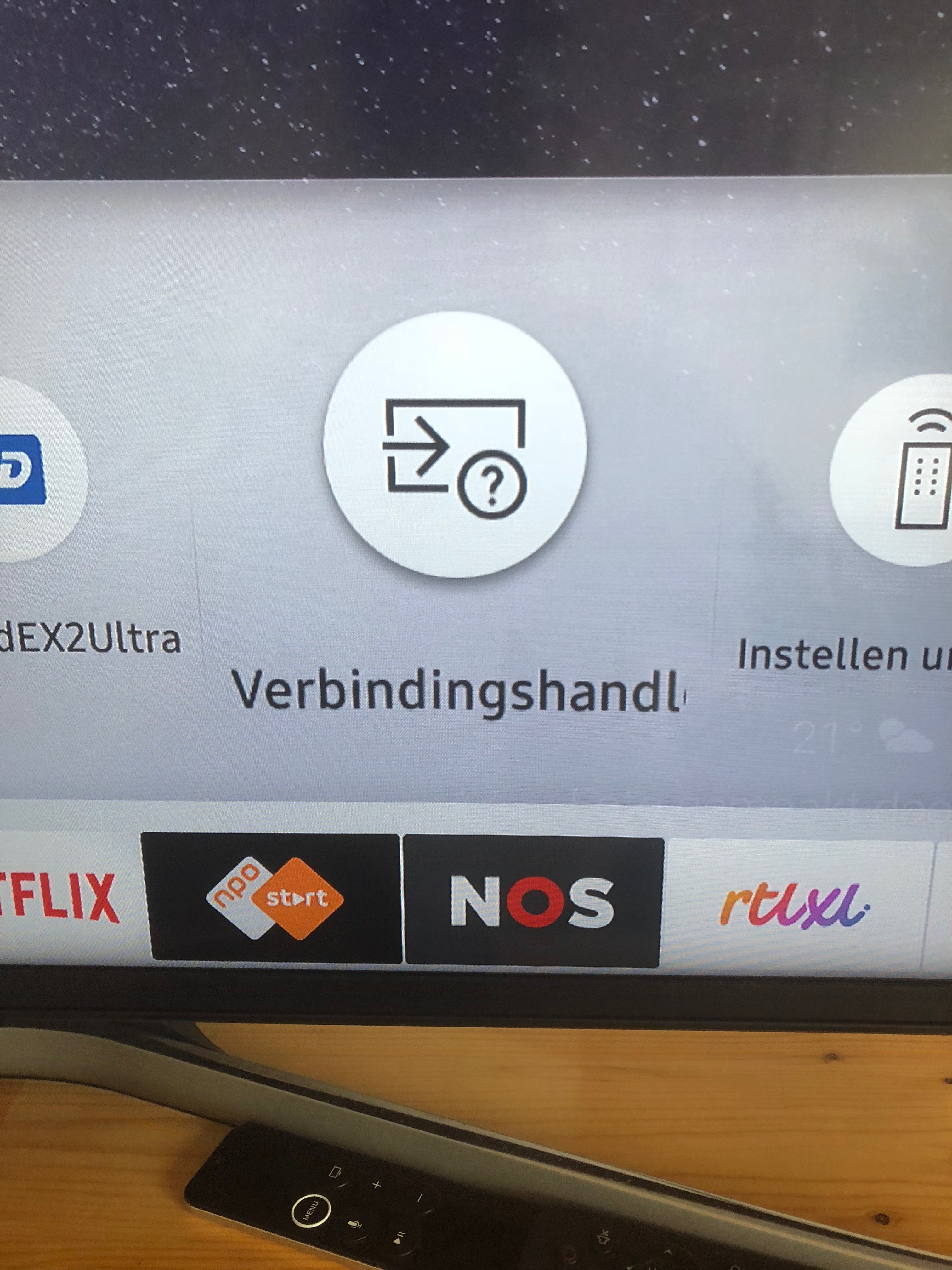 BLuetooth koptelefoon wordt herkend door Samsung tv maar wil niet