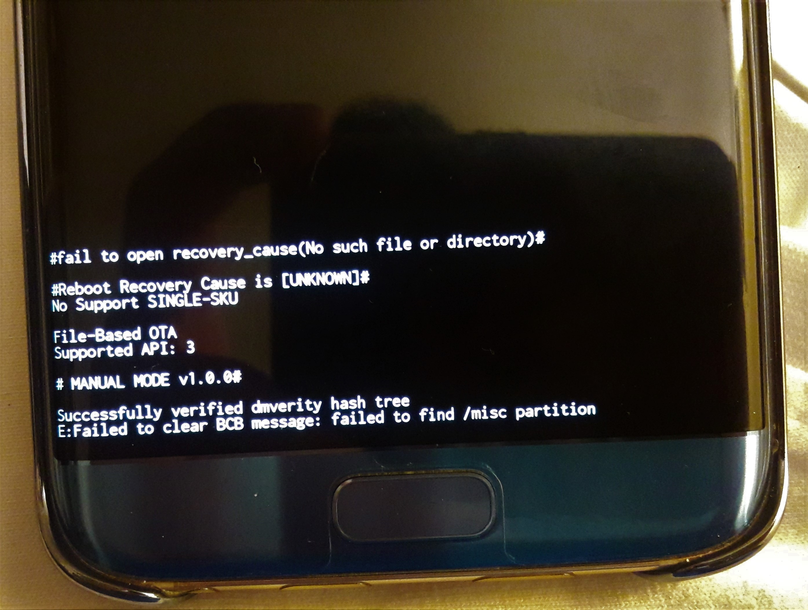 Failed rebooting. Failed to open. No such file or Directory. No such file or Directory что делать. Fail to open Recovery_cause no such file or Directory Samsung.