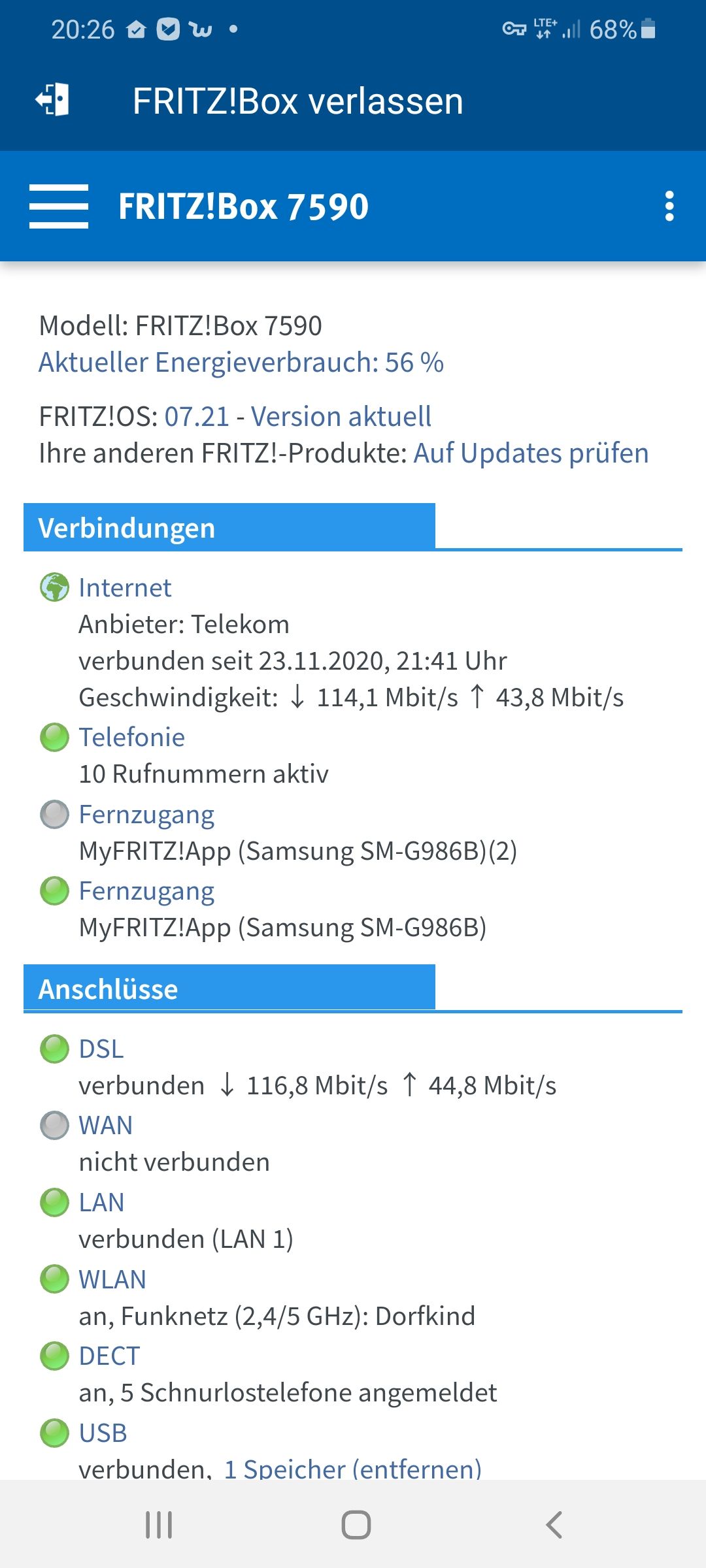 Probleme App myfritz App 2 - Samsung Community