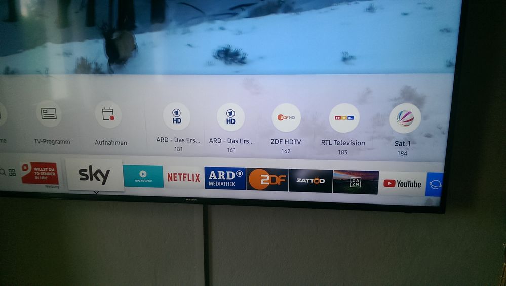 Samsung UE65MU6179UXZG Smart Hub, Quelle Sky+ Receiver - "vorgeschlagene"  Sender löschen bzw. ändern – Seite 2 - Samsung Community