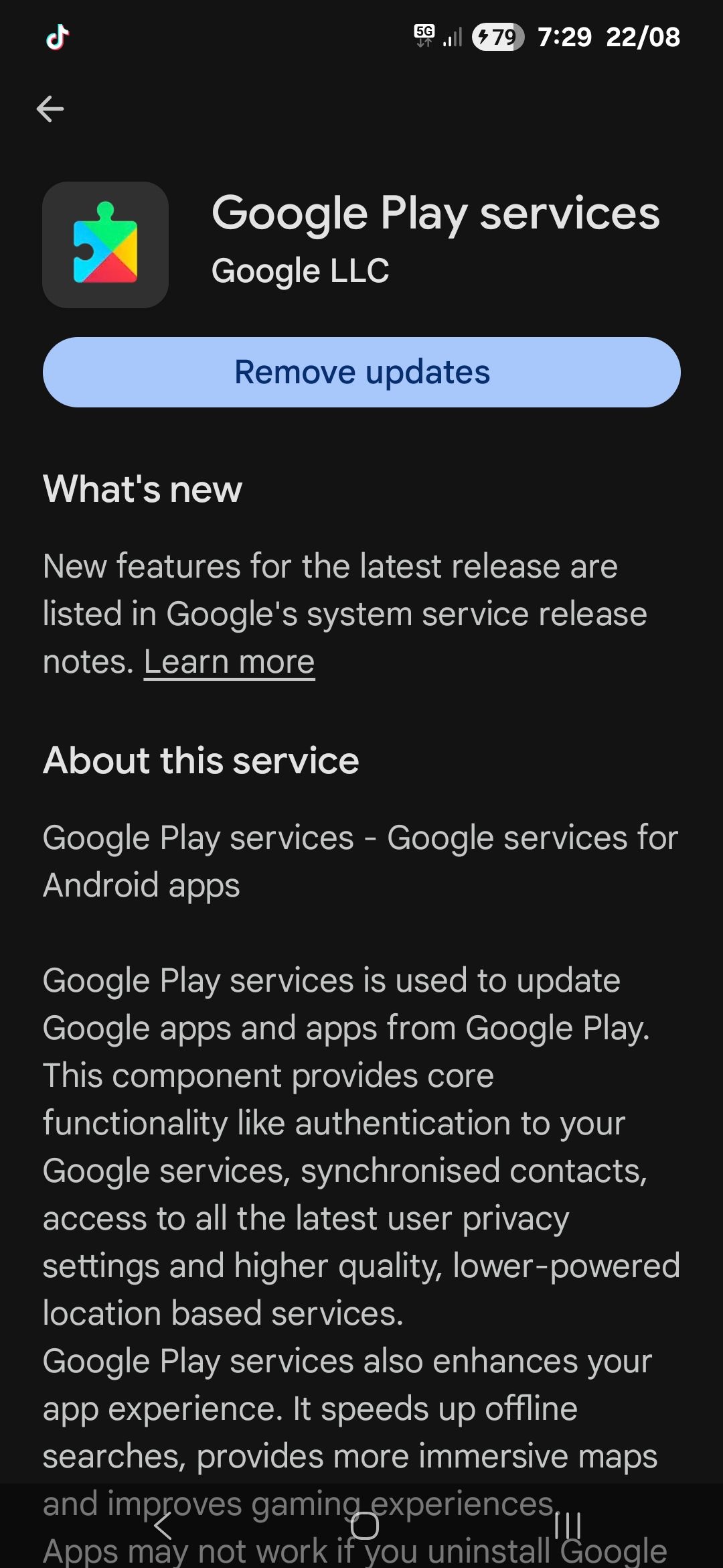 Google play services - Samsung Community