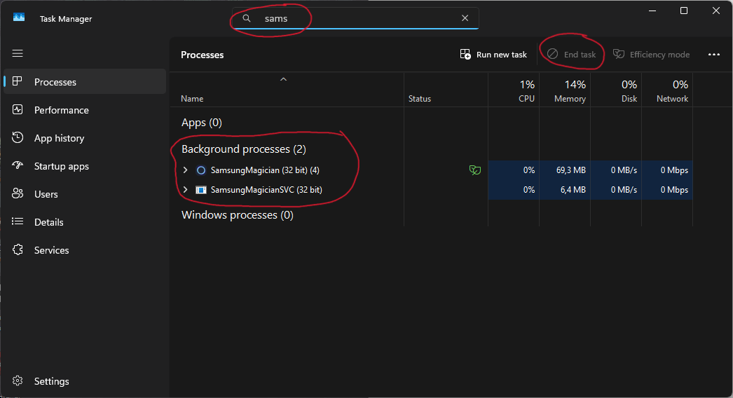 FIX solution for Samsung Magician won't start / fails to open 7.1 7.2 7 ...