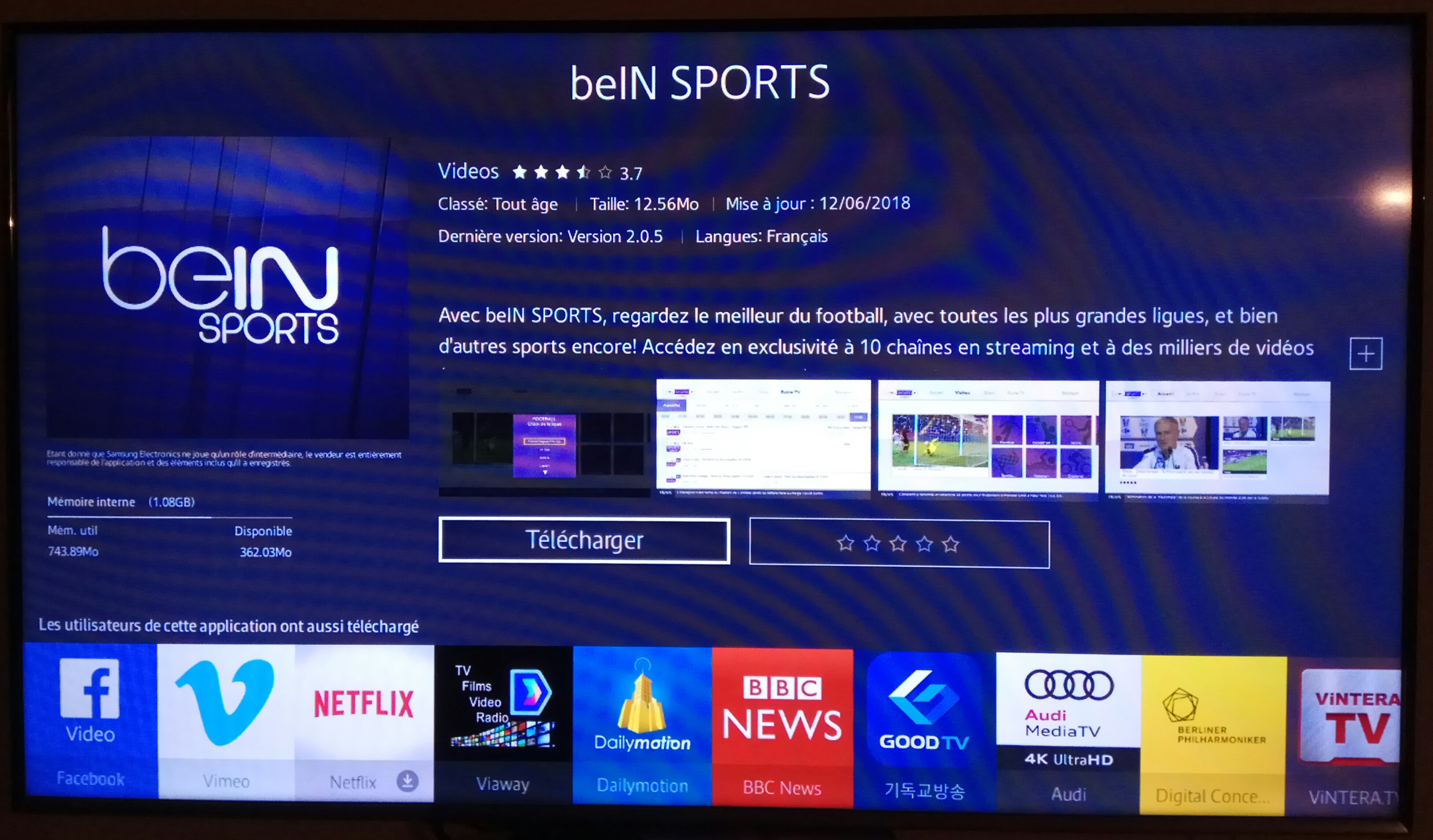 L'Application BeIn Sport Connect sur Smart TV se ferme toutes les 2 minutes  - Samsung Community
